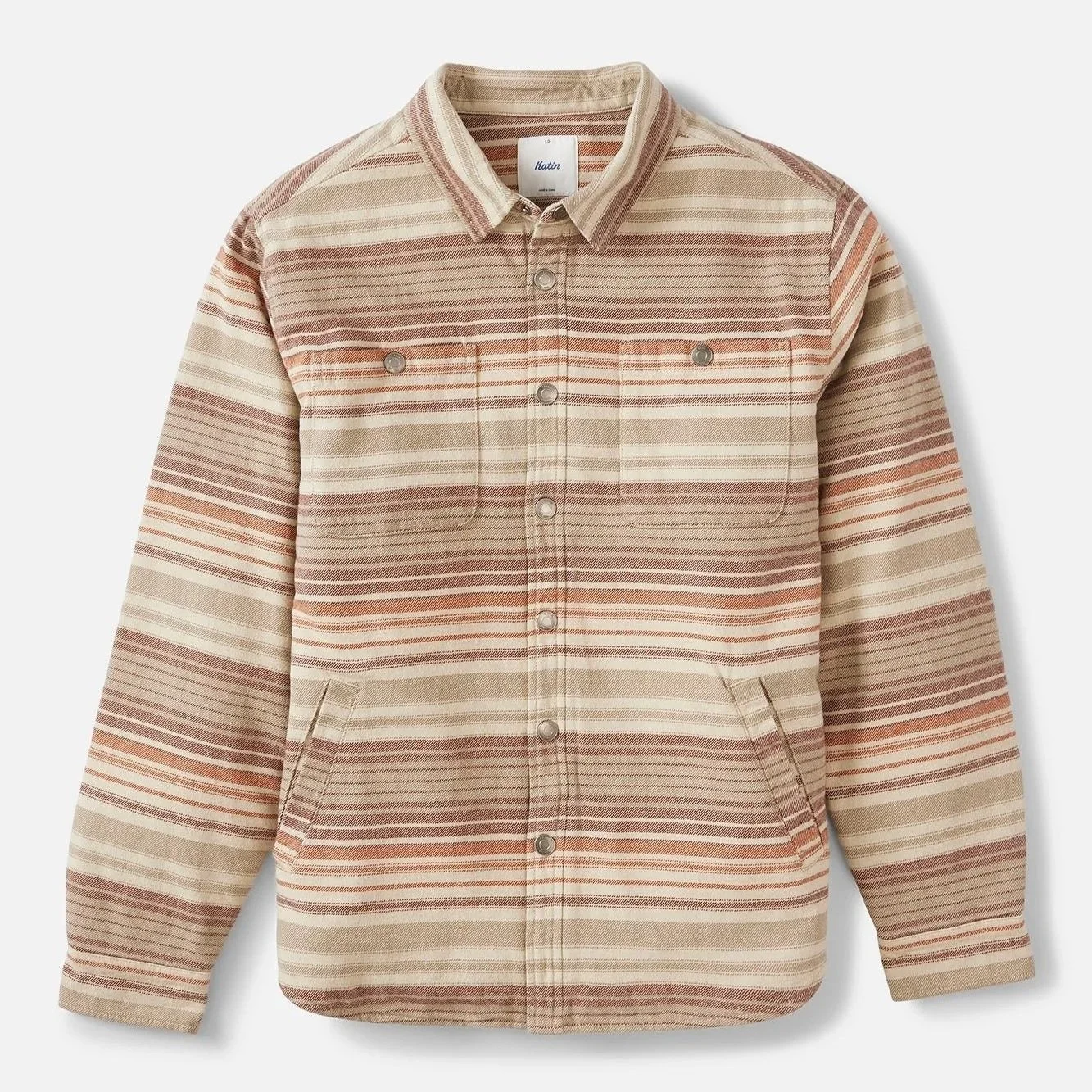 Katin Harold Stripe Jacket Mahogany