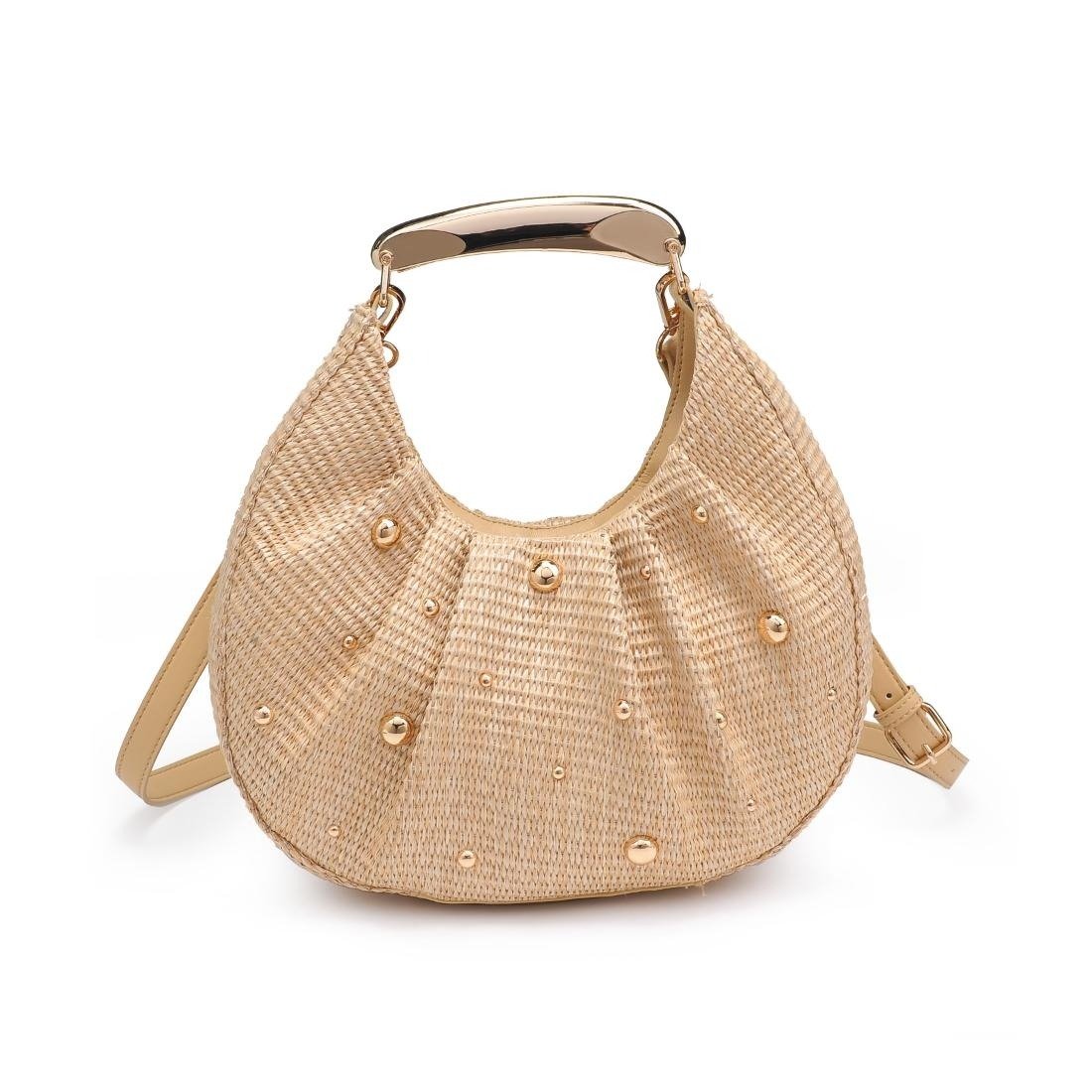 Delilah Stud Crossbody Natural