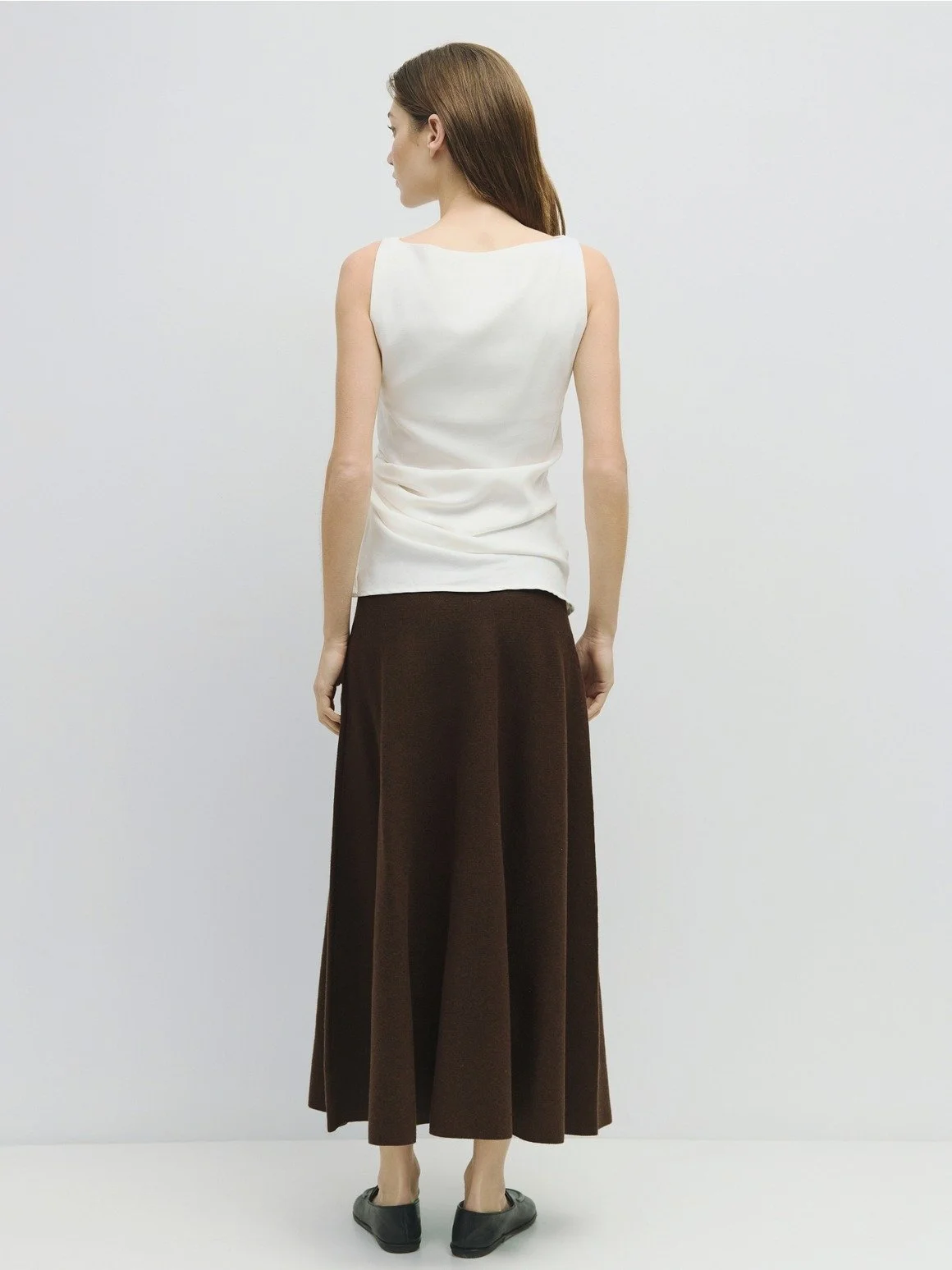 The Norma Skirt Chocolate