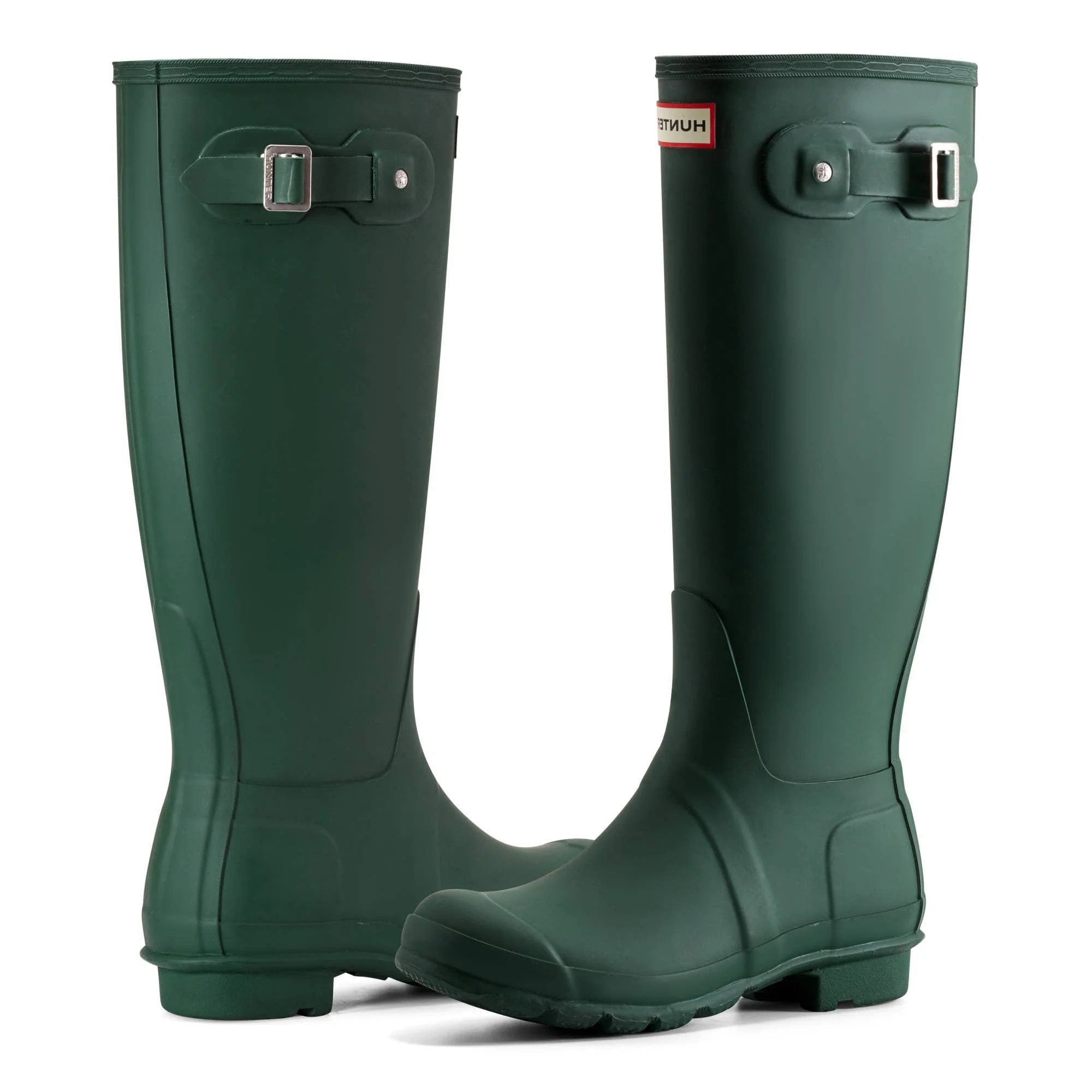 Hunter Boots Women's Original Tall Rain Boots Hunter Green