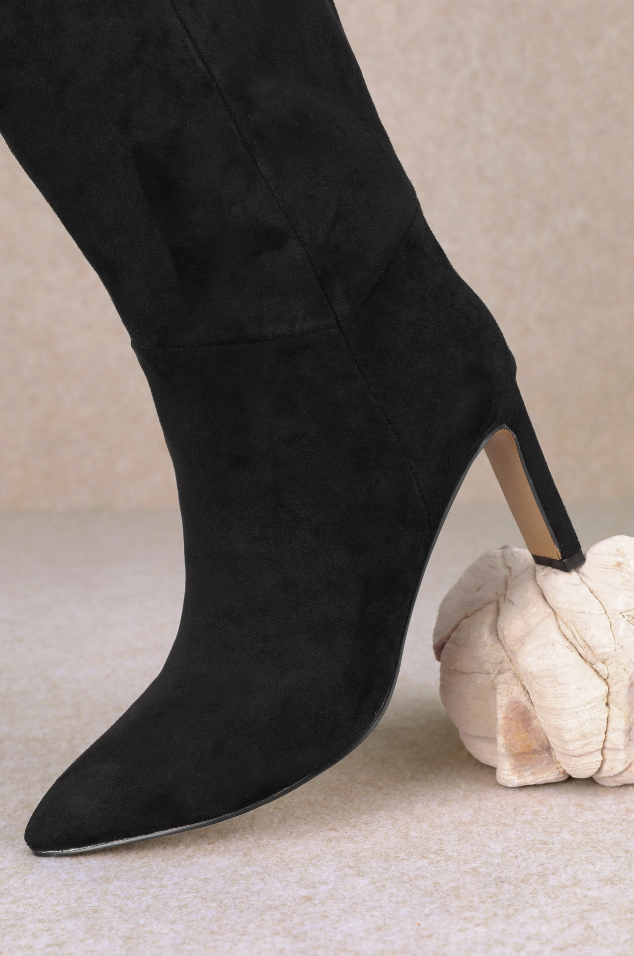 Adriana Knee-High Boot Black