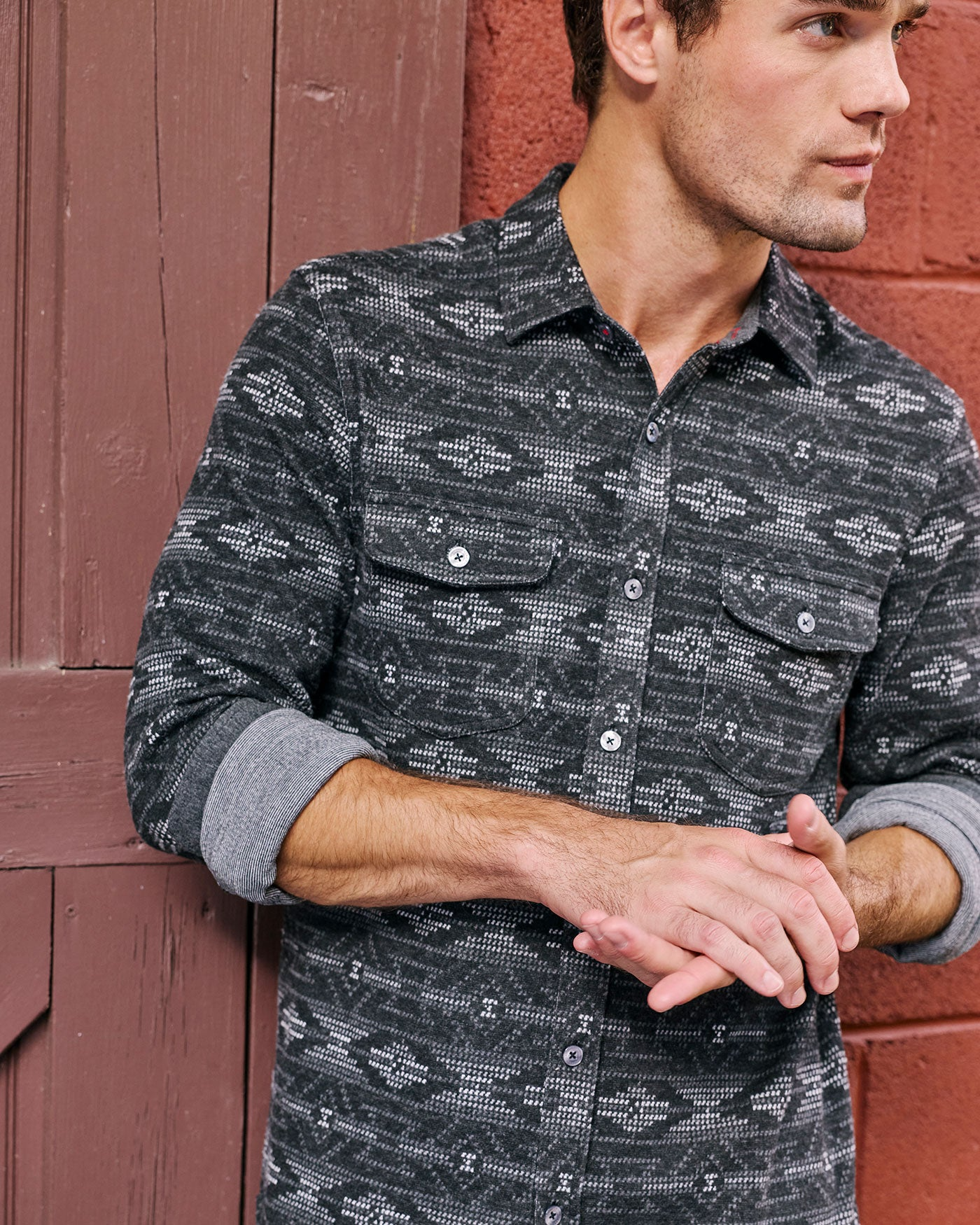 Flag & Anthem Southwest Hero Stretch Knit Flannel