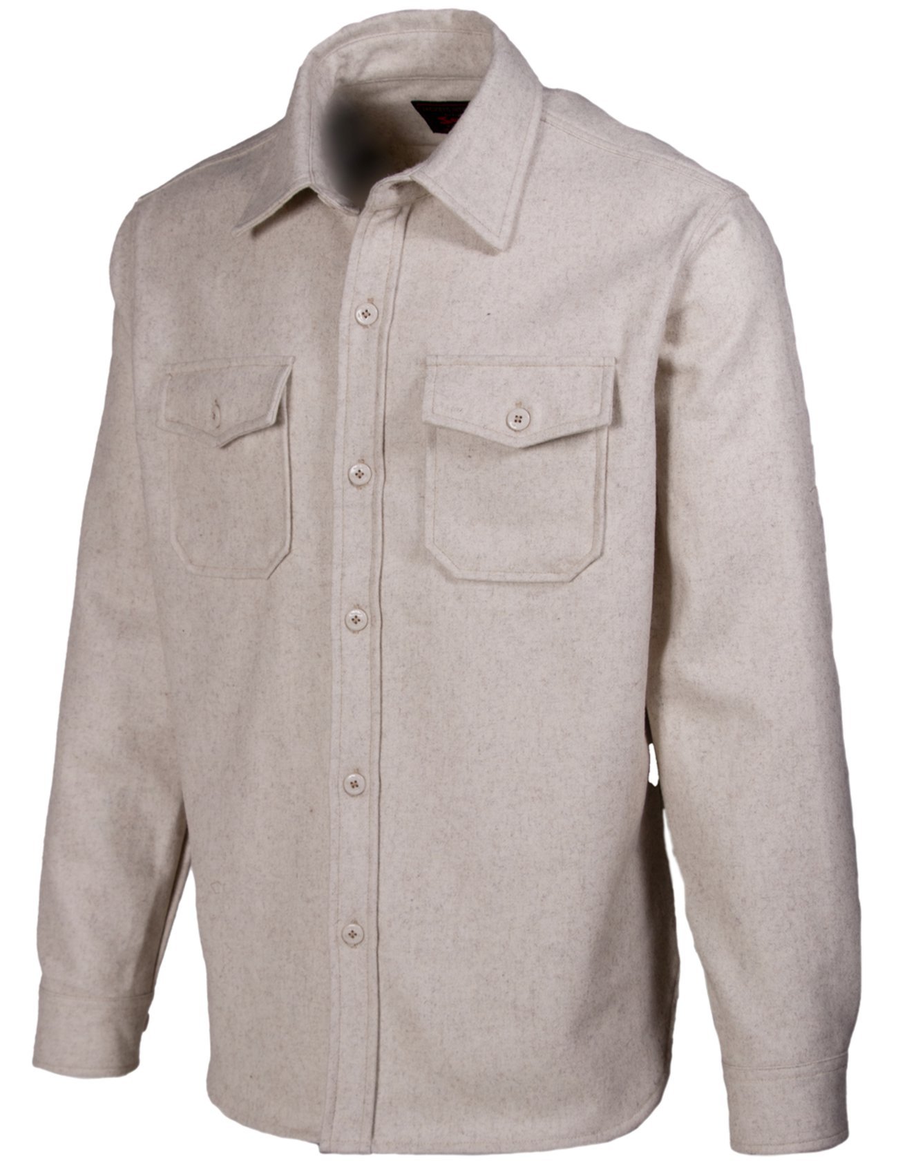 Schott CPO Wool Shirt Oatmeal