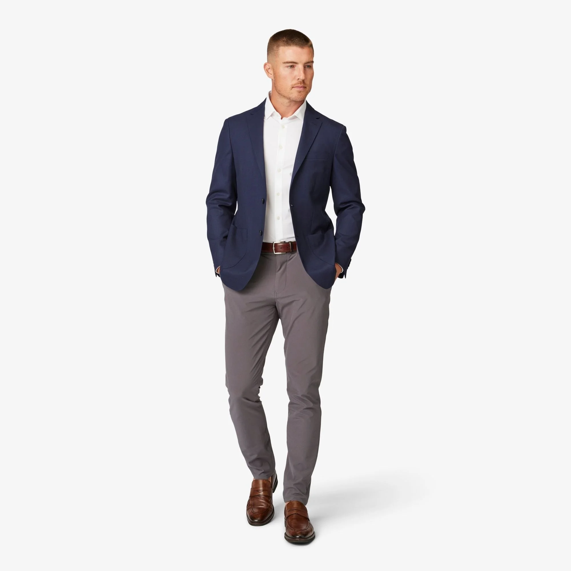 Mizzen + Main Lavelle Blazer Navy Blue