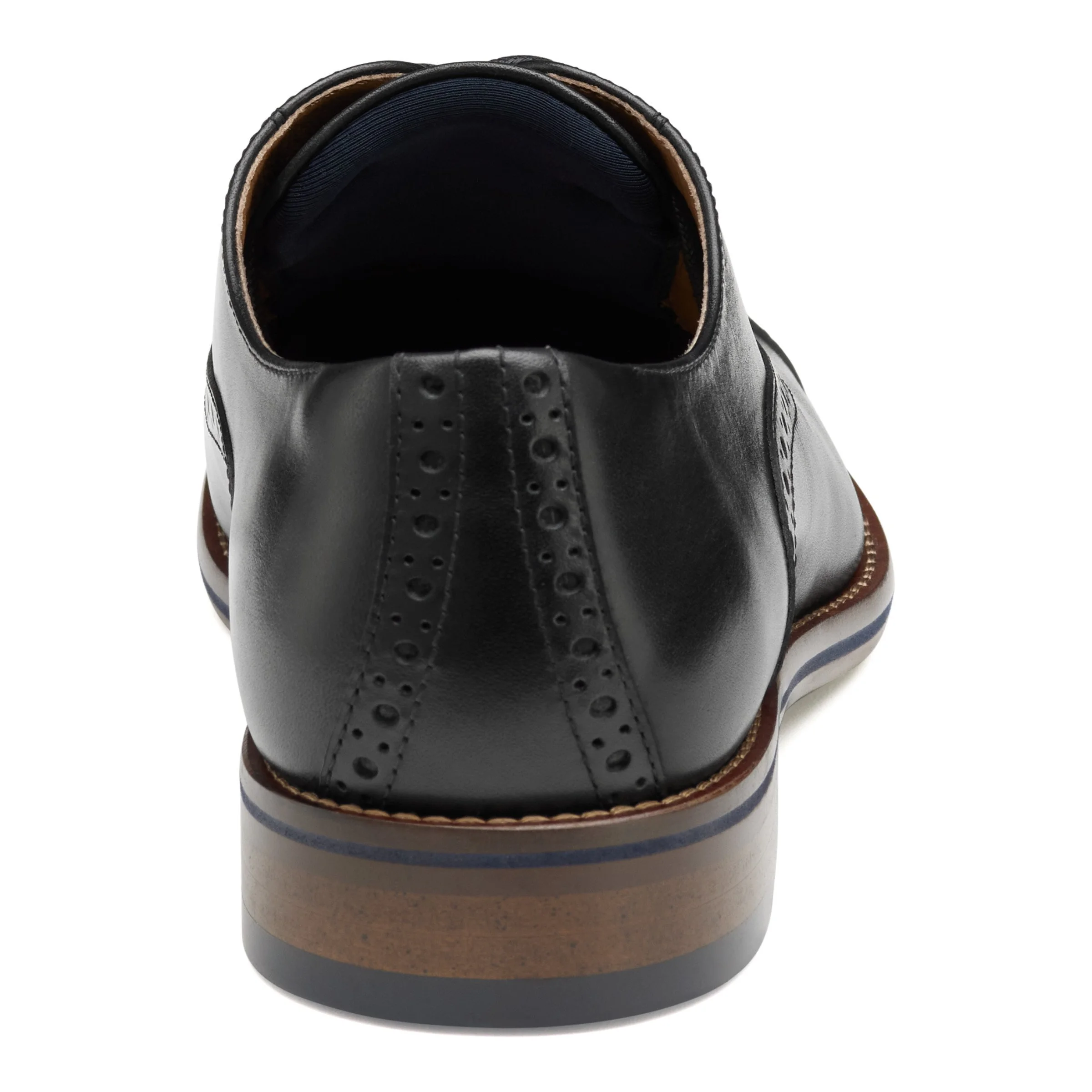 Johnston & Murphy Conard 2.0 Cap Toe Black Full Grain