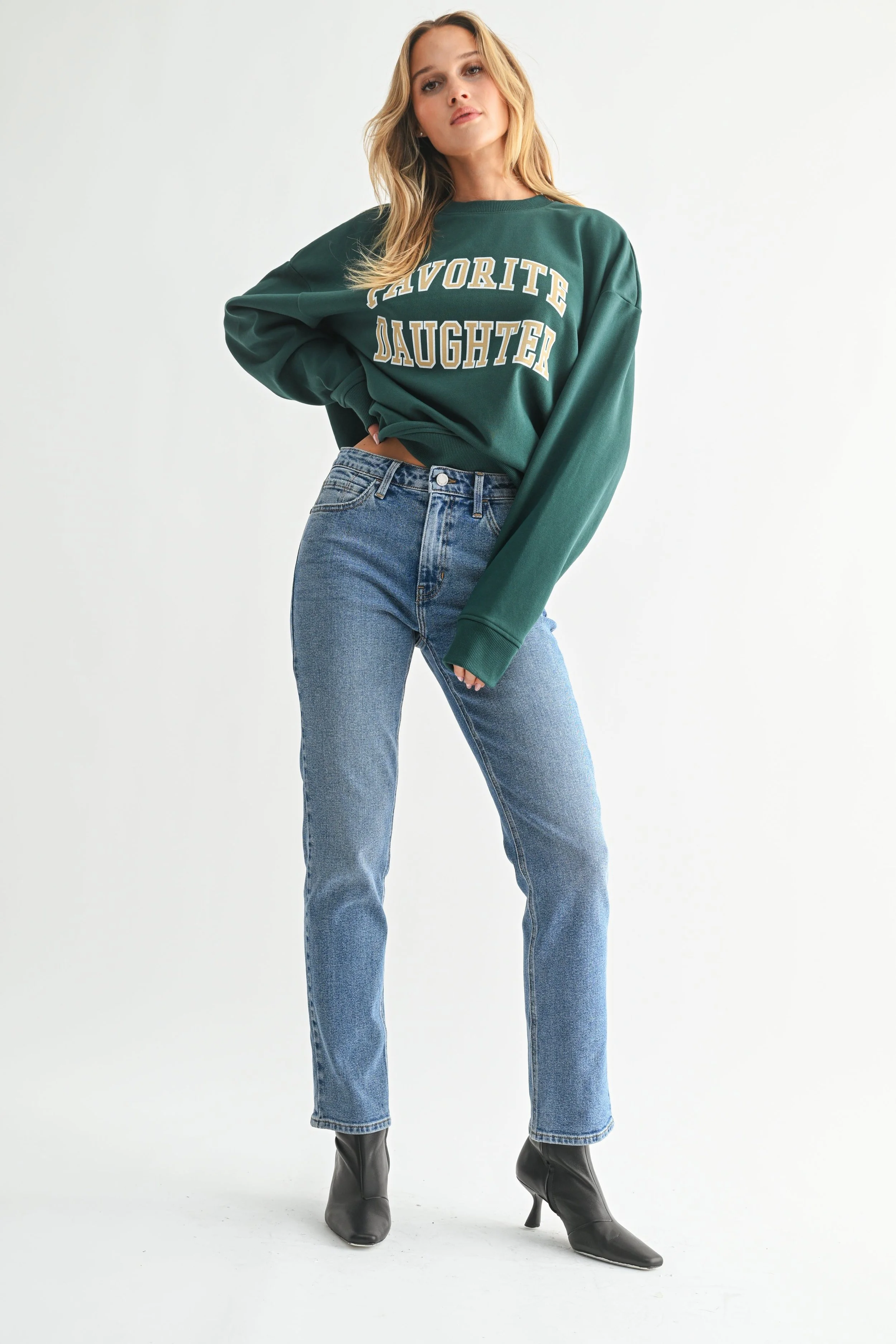 The Skinny Pencil Jean Medium Denim