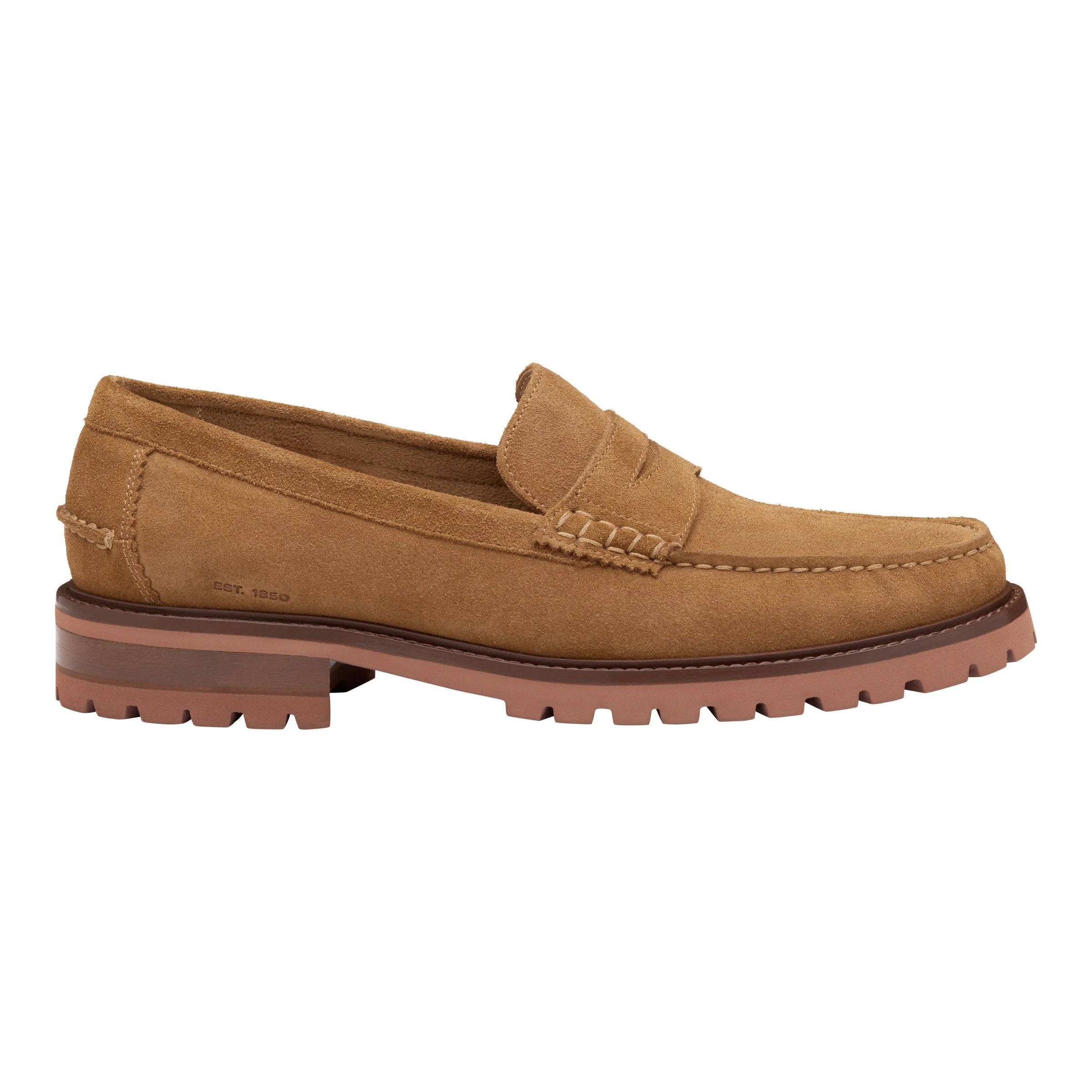 Johnston & Murphy Collier Penny Loafer Snuff Suede