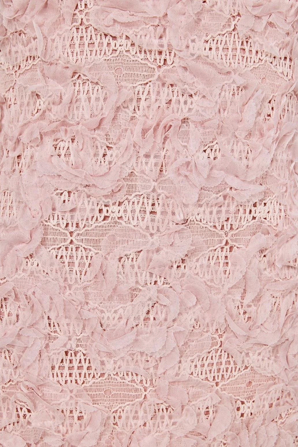 Floral Applique Maxi Dress Pink