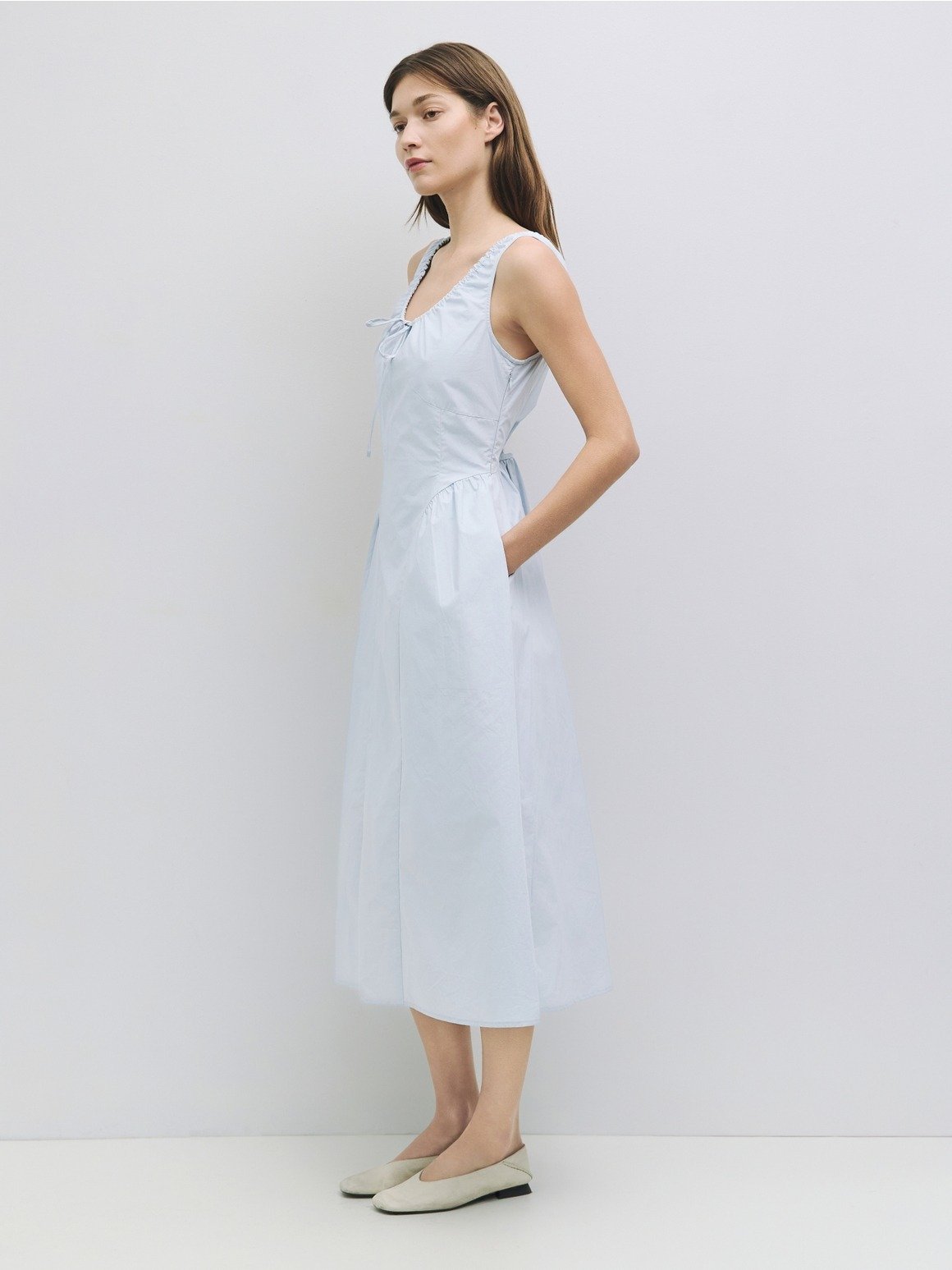 The Anika Dress Light Blue