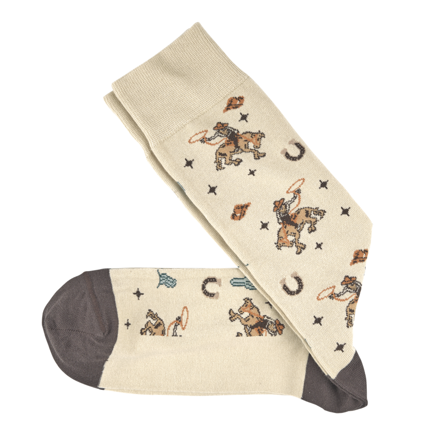 J&M Pima Cotton Socks Yippee-Ki-Yay