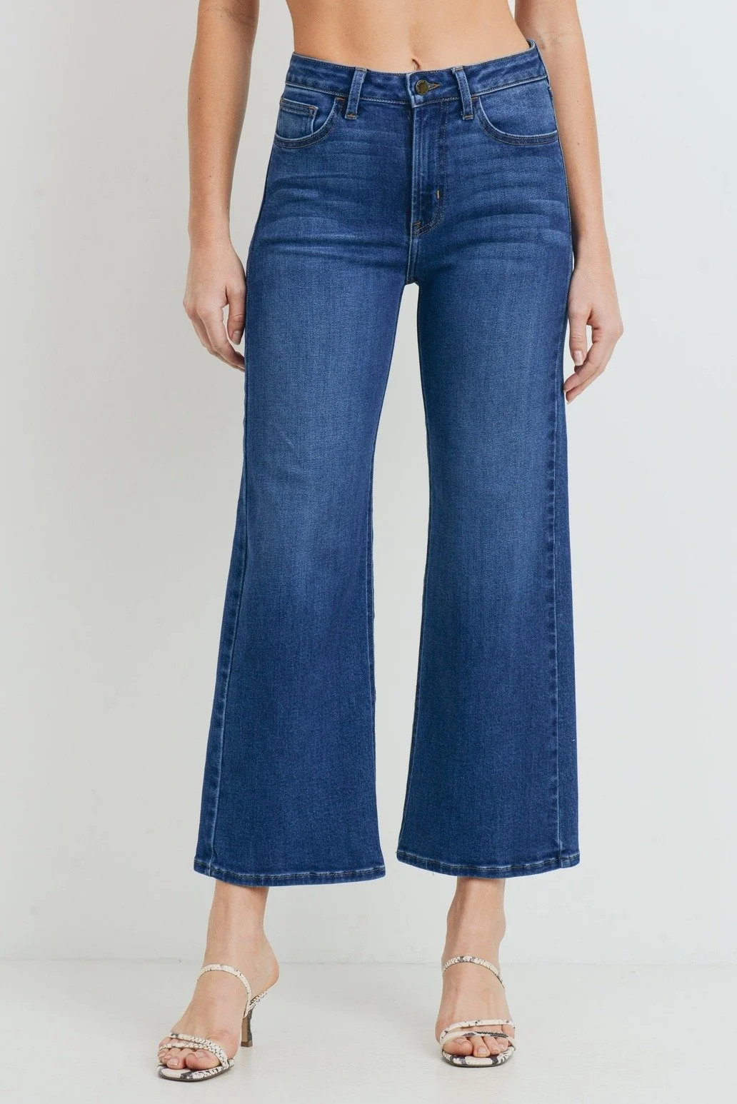 The Classic High Rise Wide Leg Dark Wash