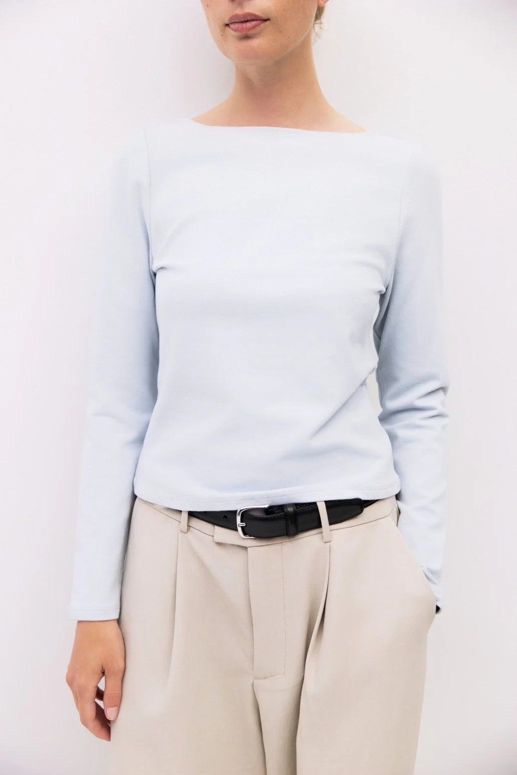 The Martina Top Pale Blue