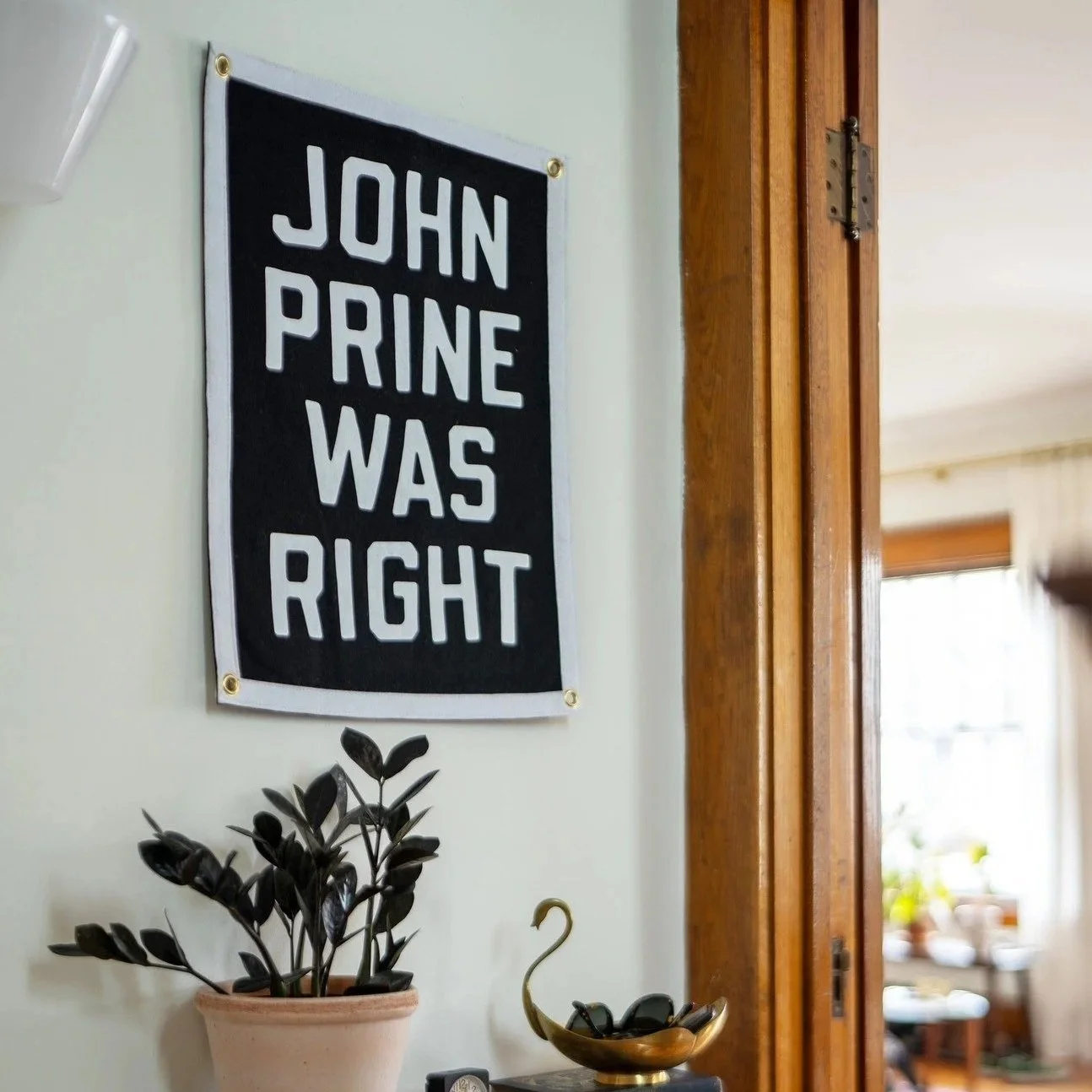 John Prine Was Right Camp Flag