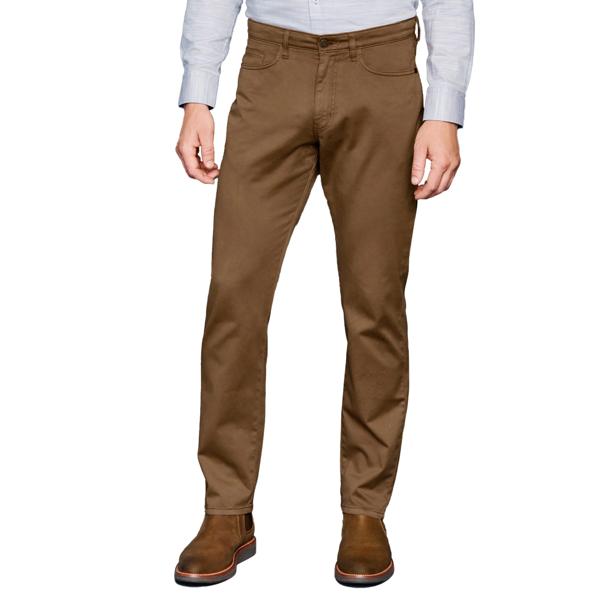 Johnston & Murphy Five-Pocket Pants Camel