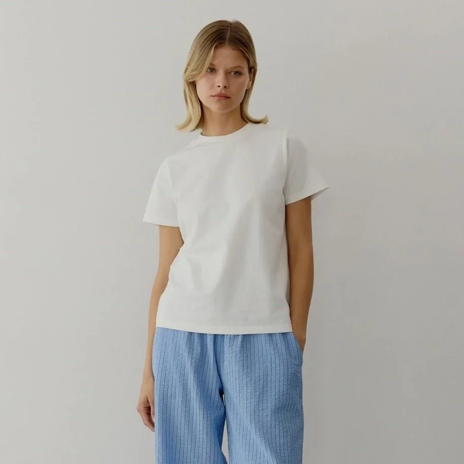 The Lanie Long Top White