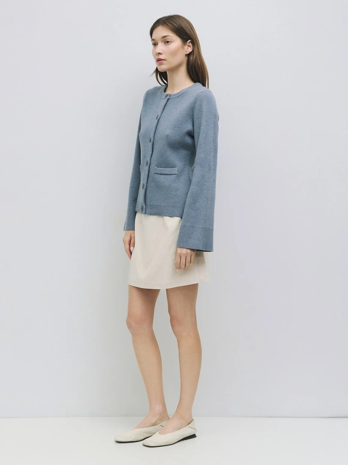 The Tyler Cardigan Cornflower