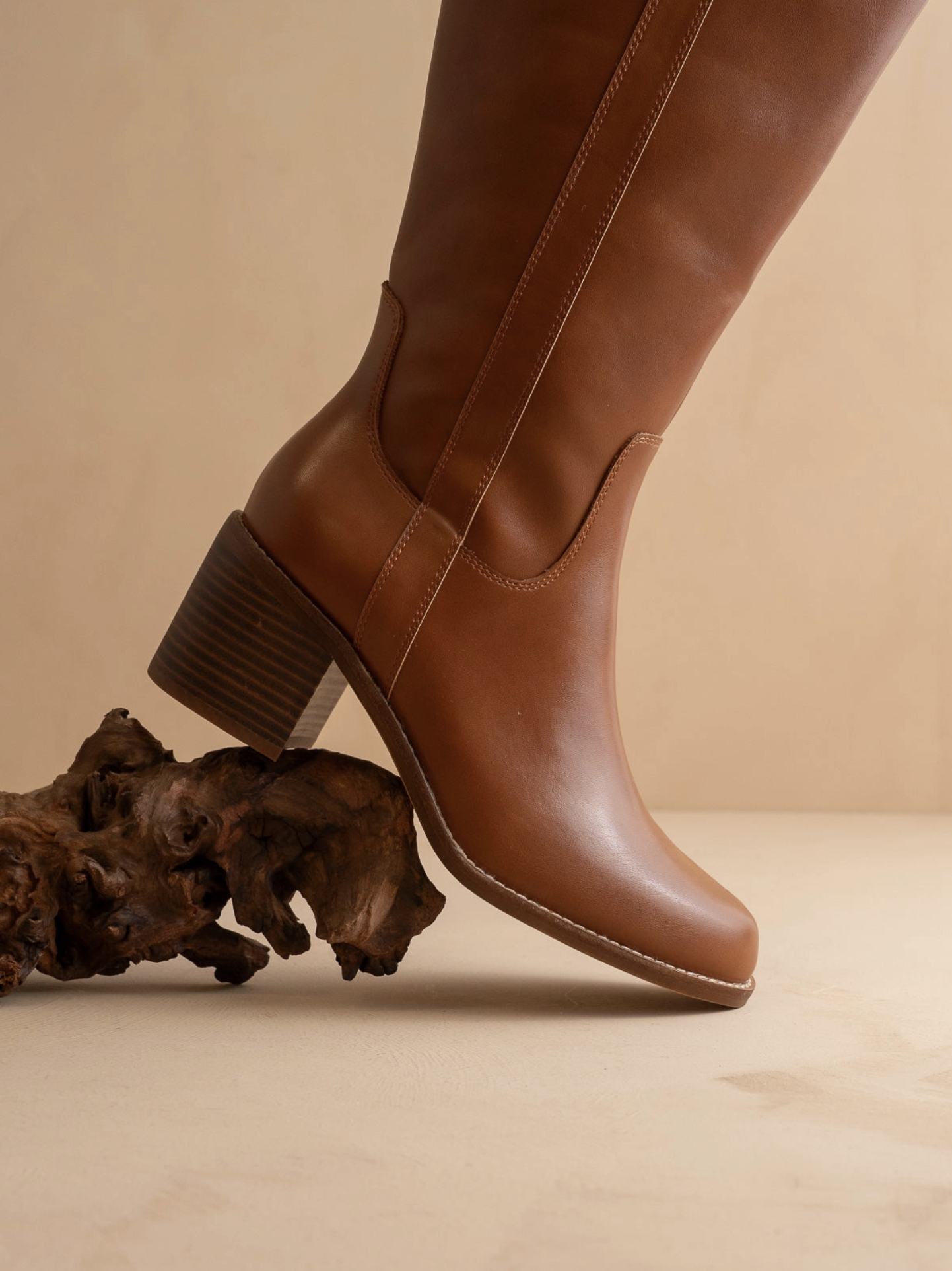 Harriet Tall Riding Boot Brown