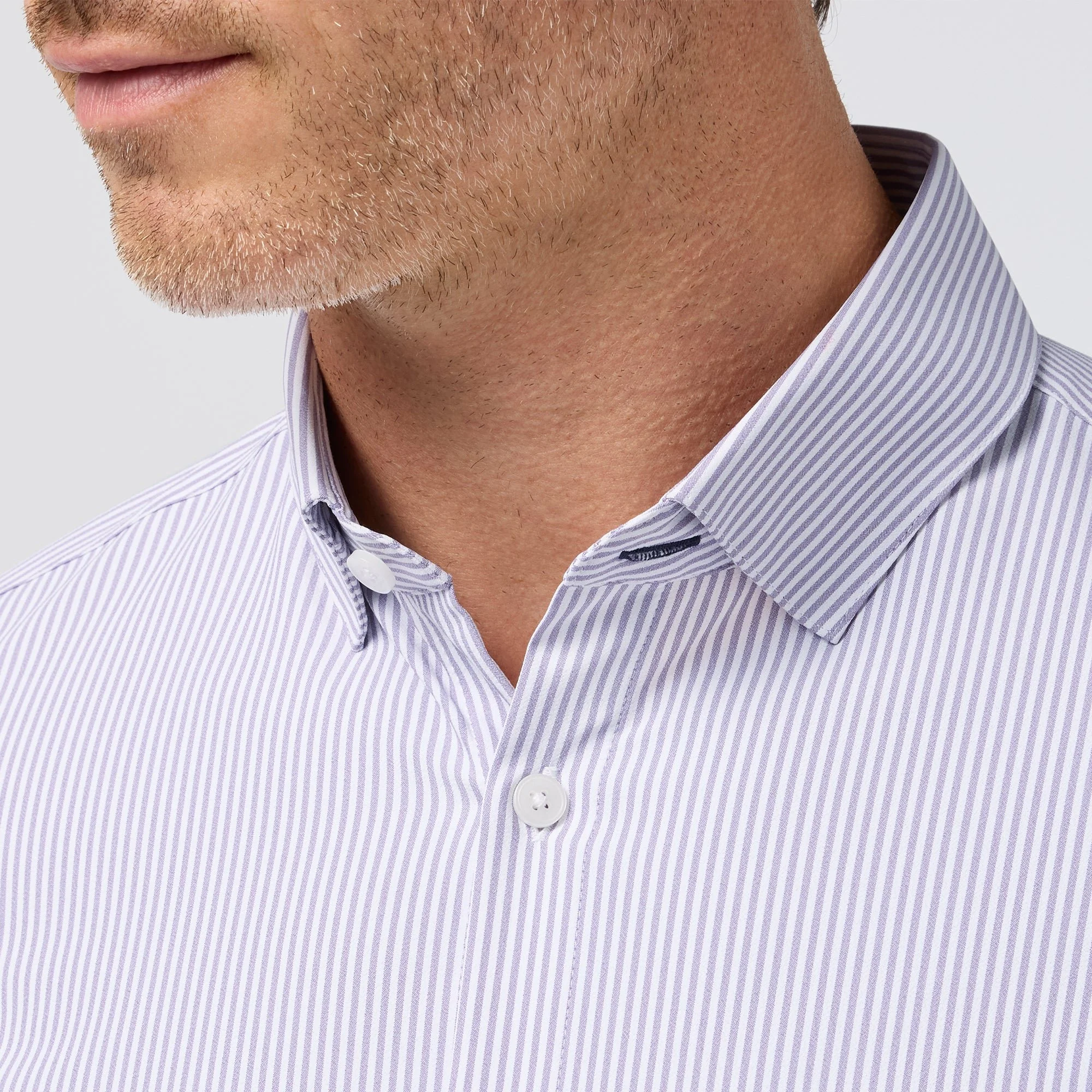 Mizzen and Main - Leeward Dress Shirt - Purple Dusk Banker Stripe - 5.jpg