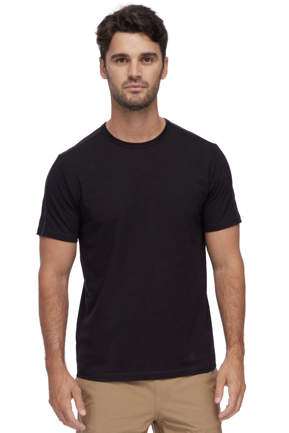 Flag & Anthem Essential Stretch Comfort Crewneck Tee Black
