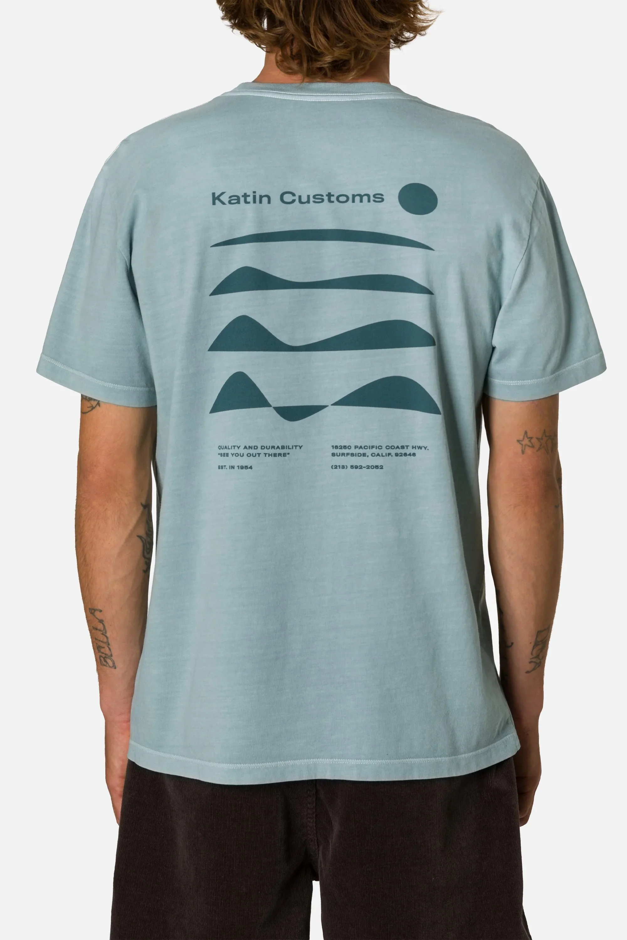 Katin Frequency Tee Air Force Blue