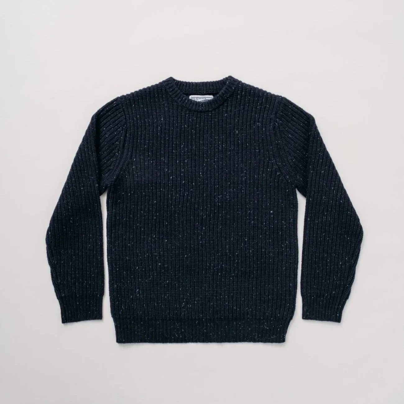 Schott Donegal Crewneck Sweater Navy
