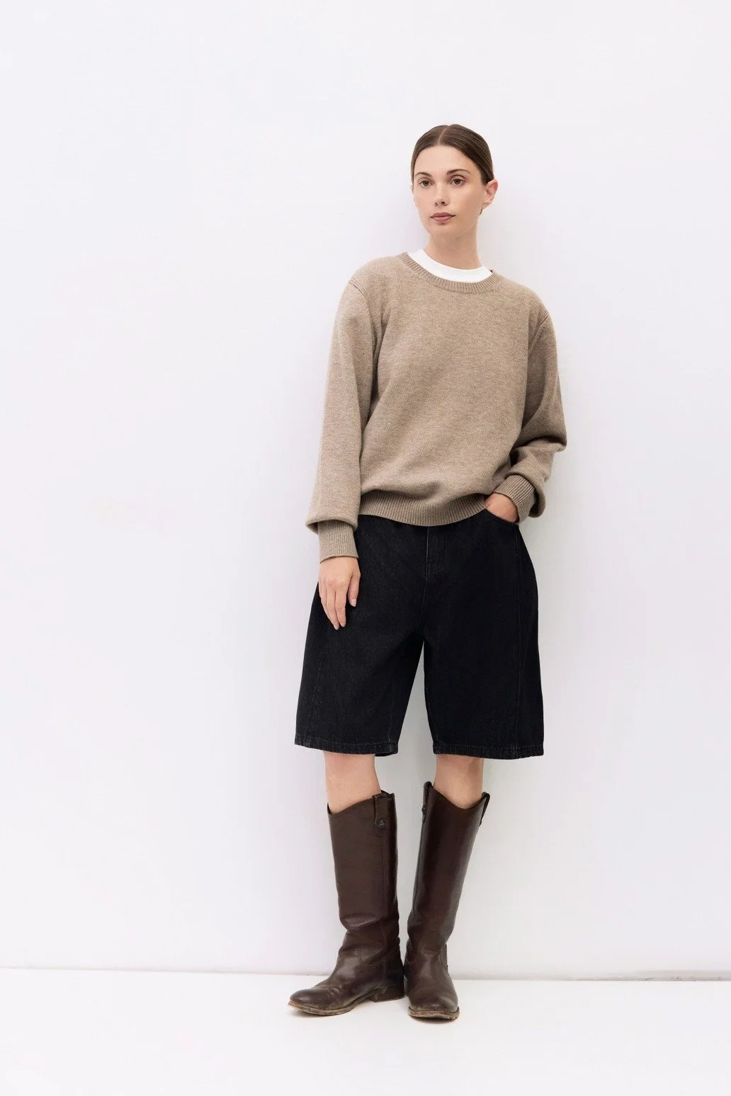 The Conrad Sweater Taupe