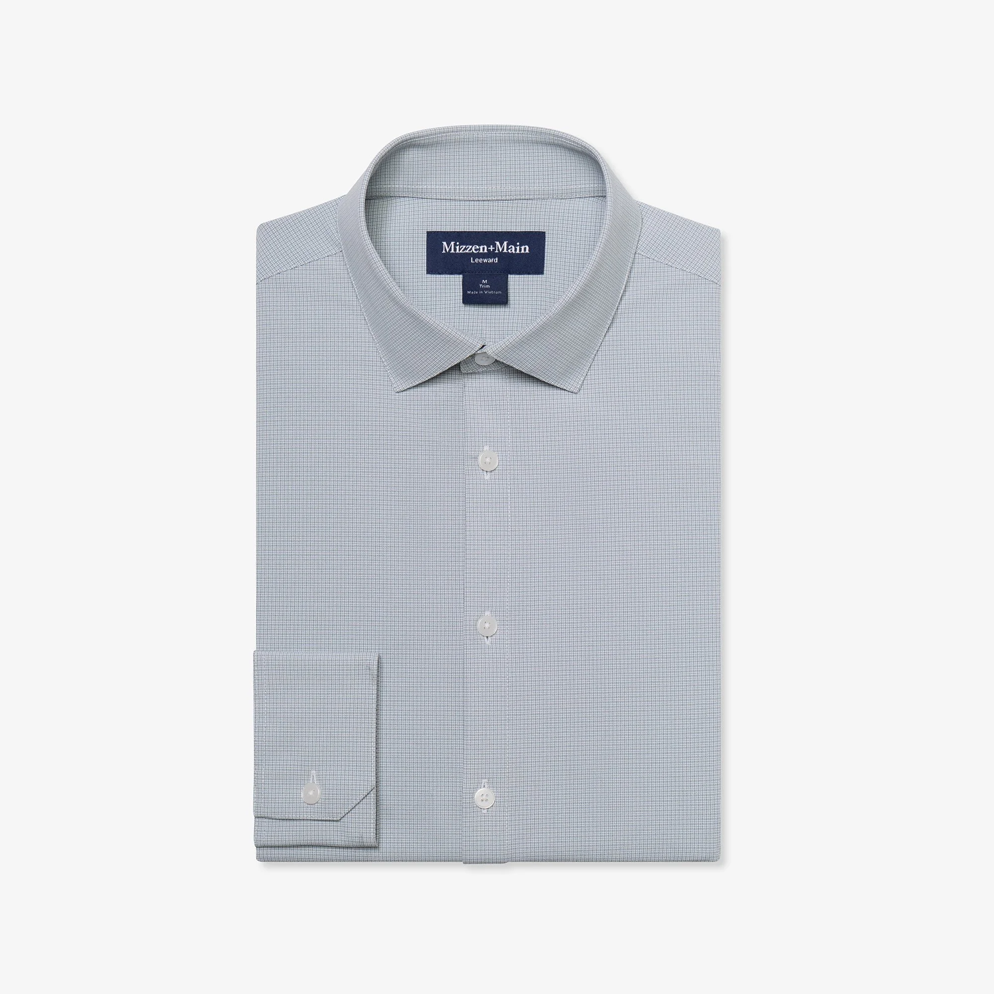 Mizzen and Main - Leeward Dress Shirt - Hemlock Levi Plaid - 1.jpg