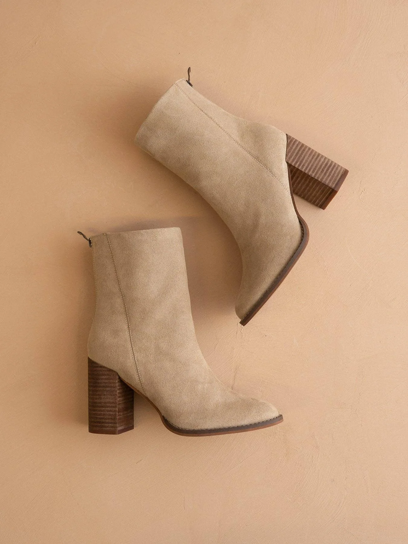 The Maxine Boot Khaki Suede