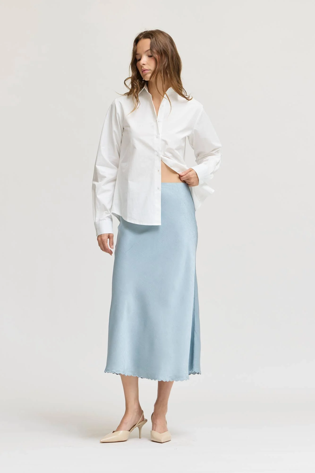 Classic Poplin Button Down White