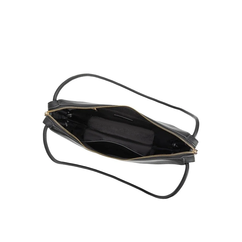 Wesley Vegan Shoulder Bag Black