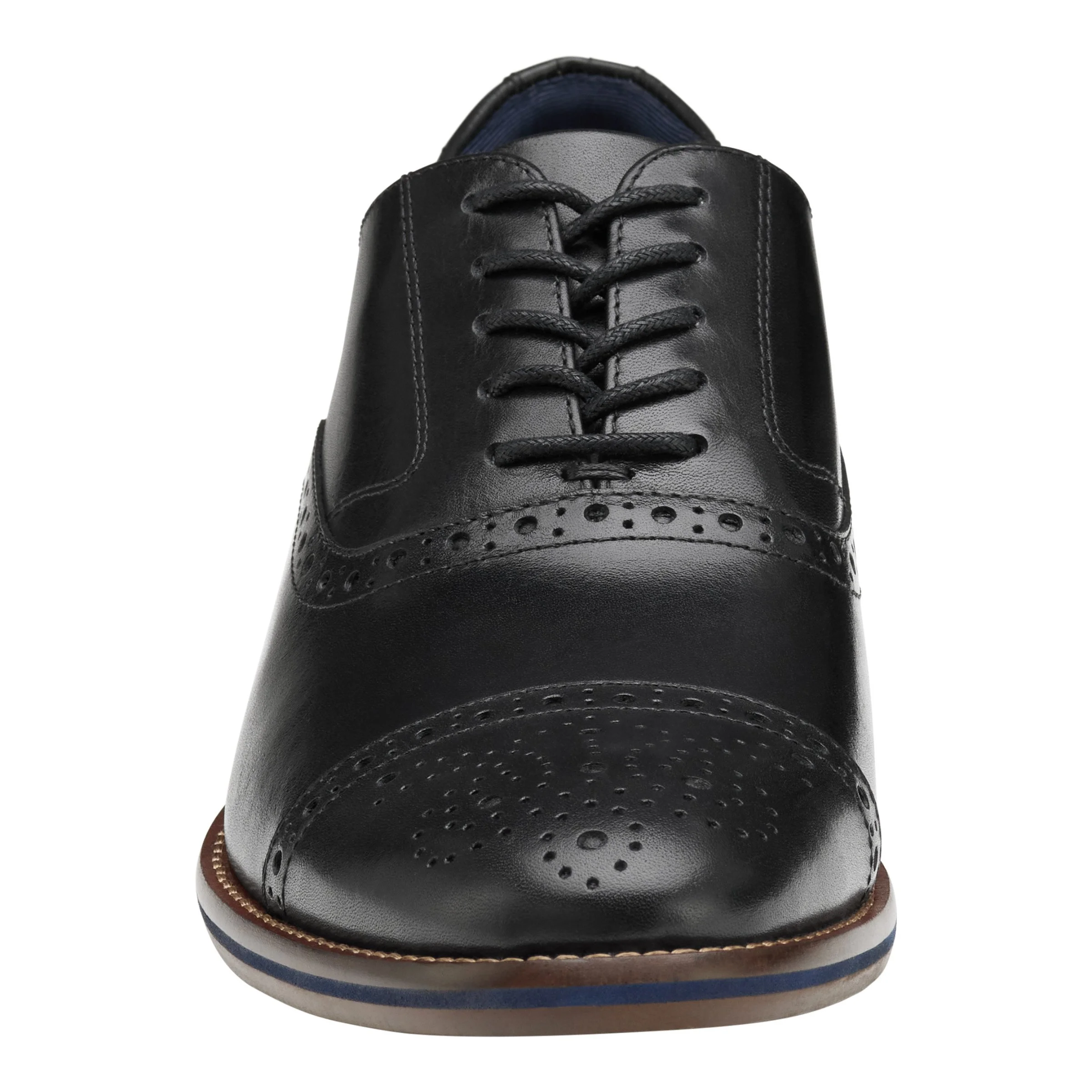 Johnston & Murphy Conard 2.0 Cap Toe Black Full Grain