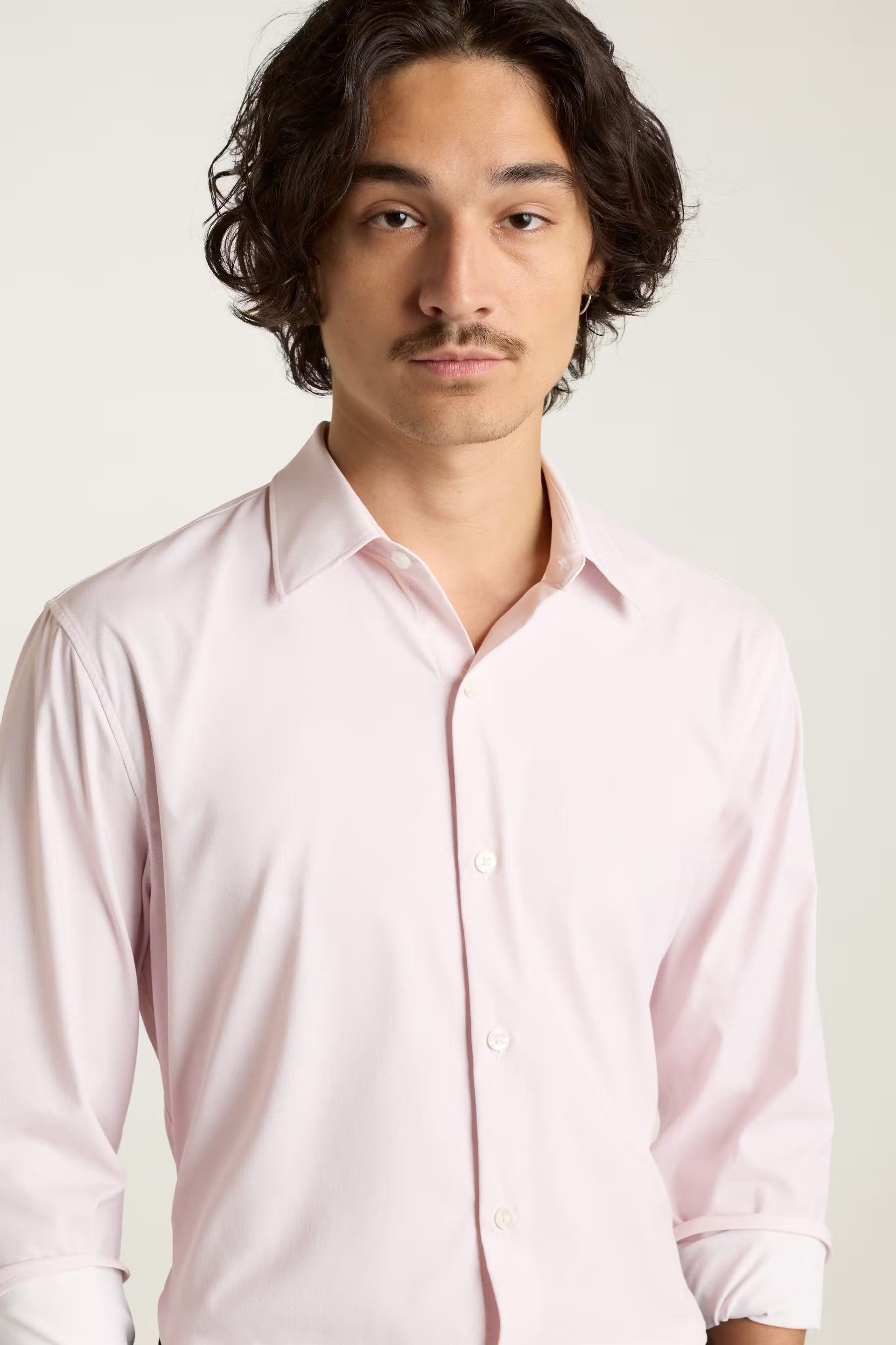 Bonobos Tech Button Down Shirt Light Pink Tres Geo