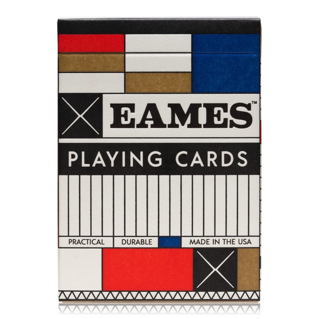 Eames "Starburst" Playing Cards Red