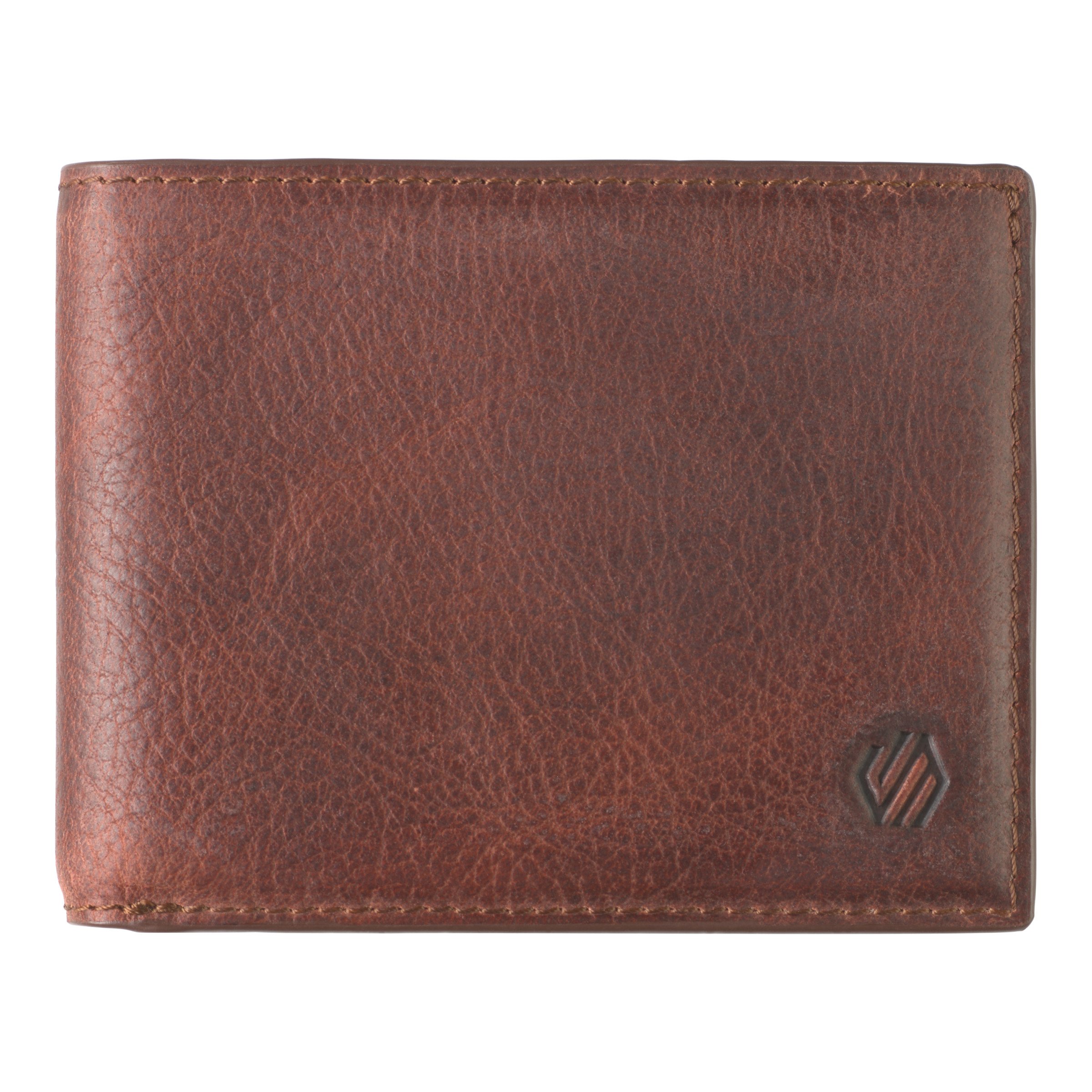 J&M Kingston Billfold Wallet Mahogany