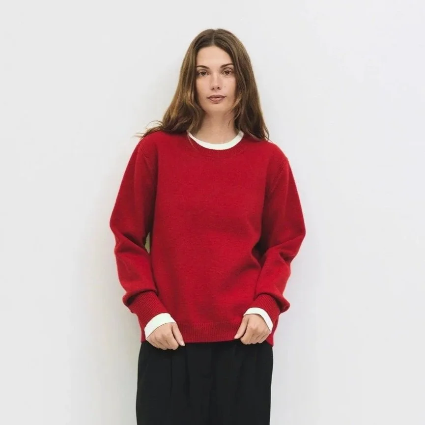 The Conrad Sweater Red