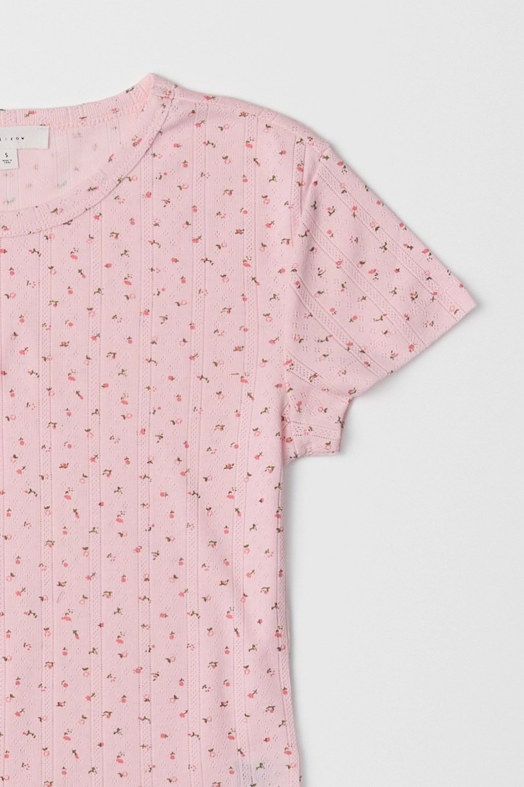 The Cherie Baby Tee Pink Floral