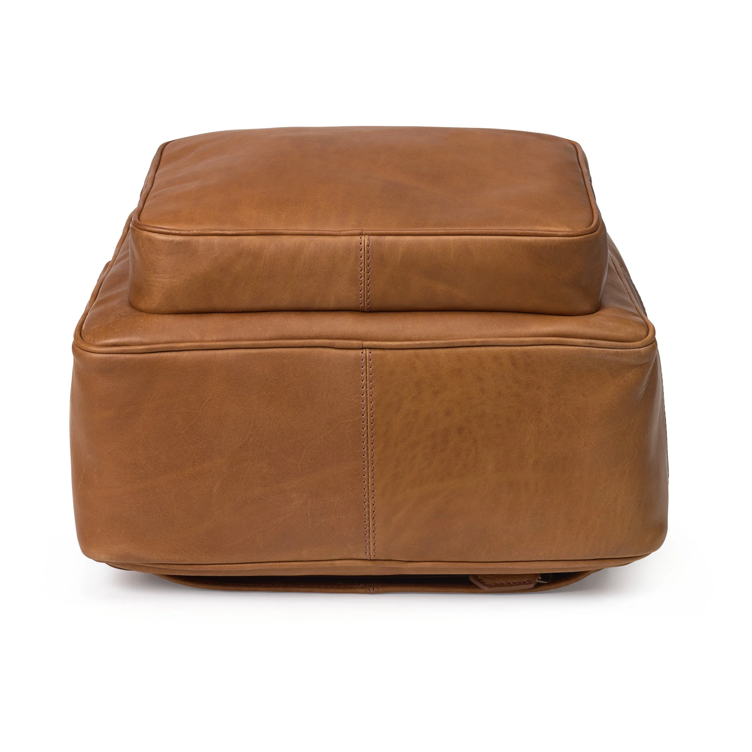 J&M Rhodes Backpack Tan Full Grain Leather