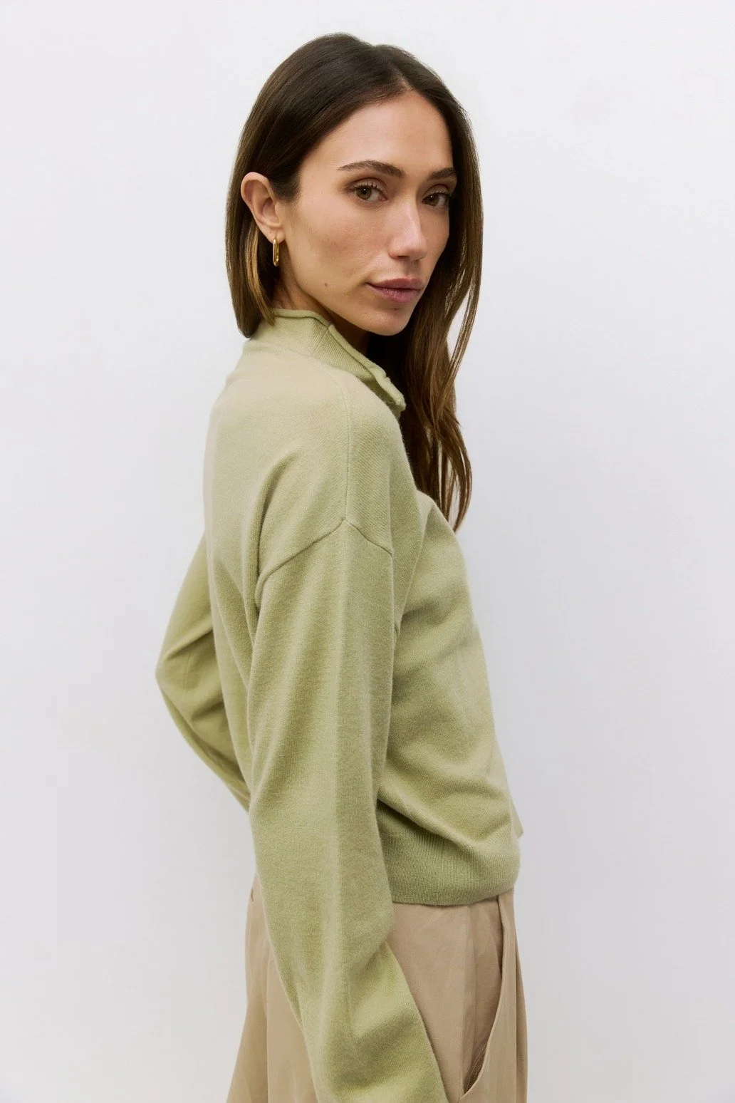 The Brooks Cardigan Sage