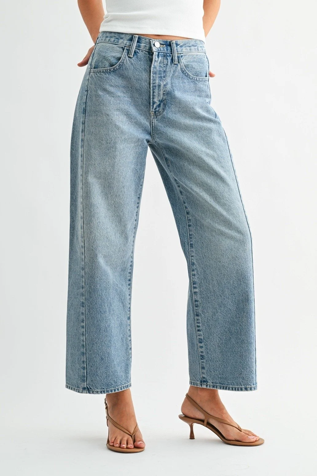 Barrel Jean Twist Medium Denim