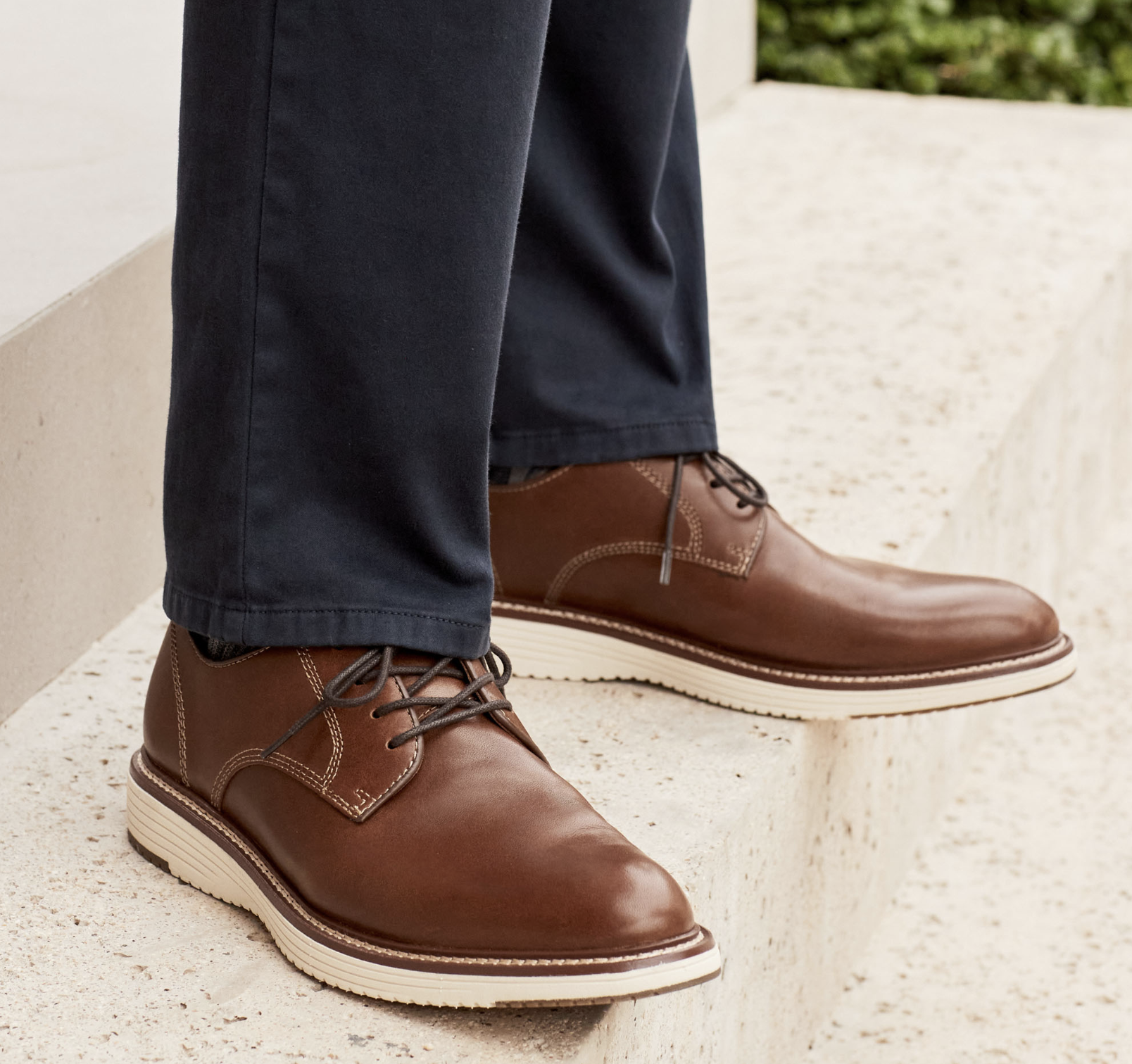Johnston & Murphy Upton Plain Toe Tan Full Grain — Byron  display picture 1