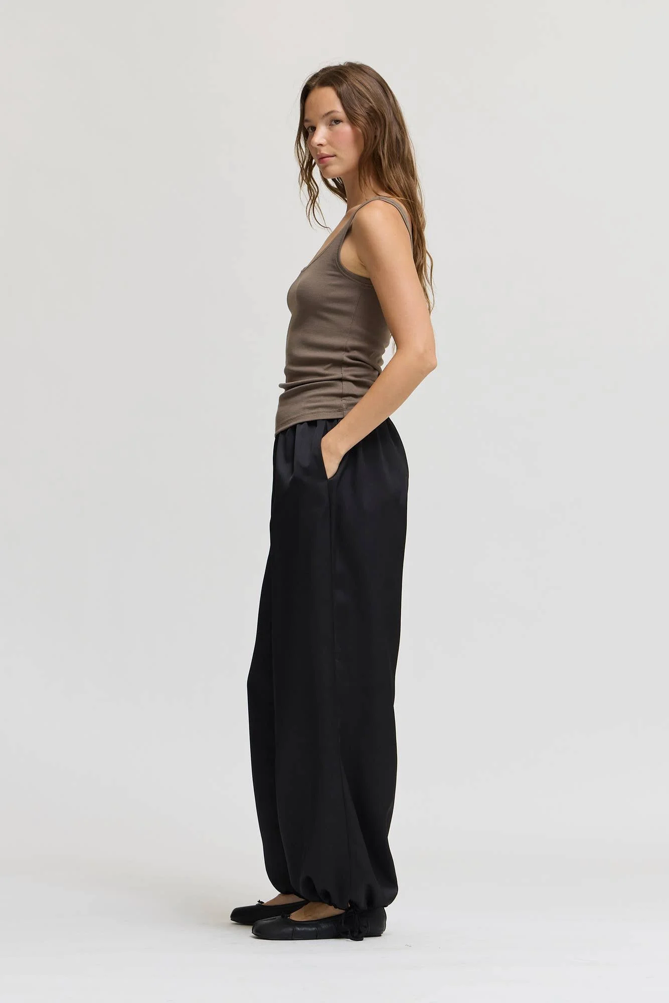 Basic Mini Rib Jersey Tank Trunk