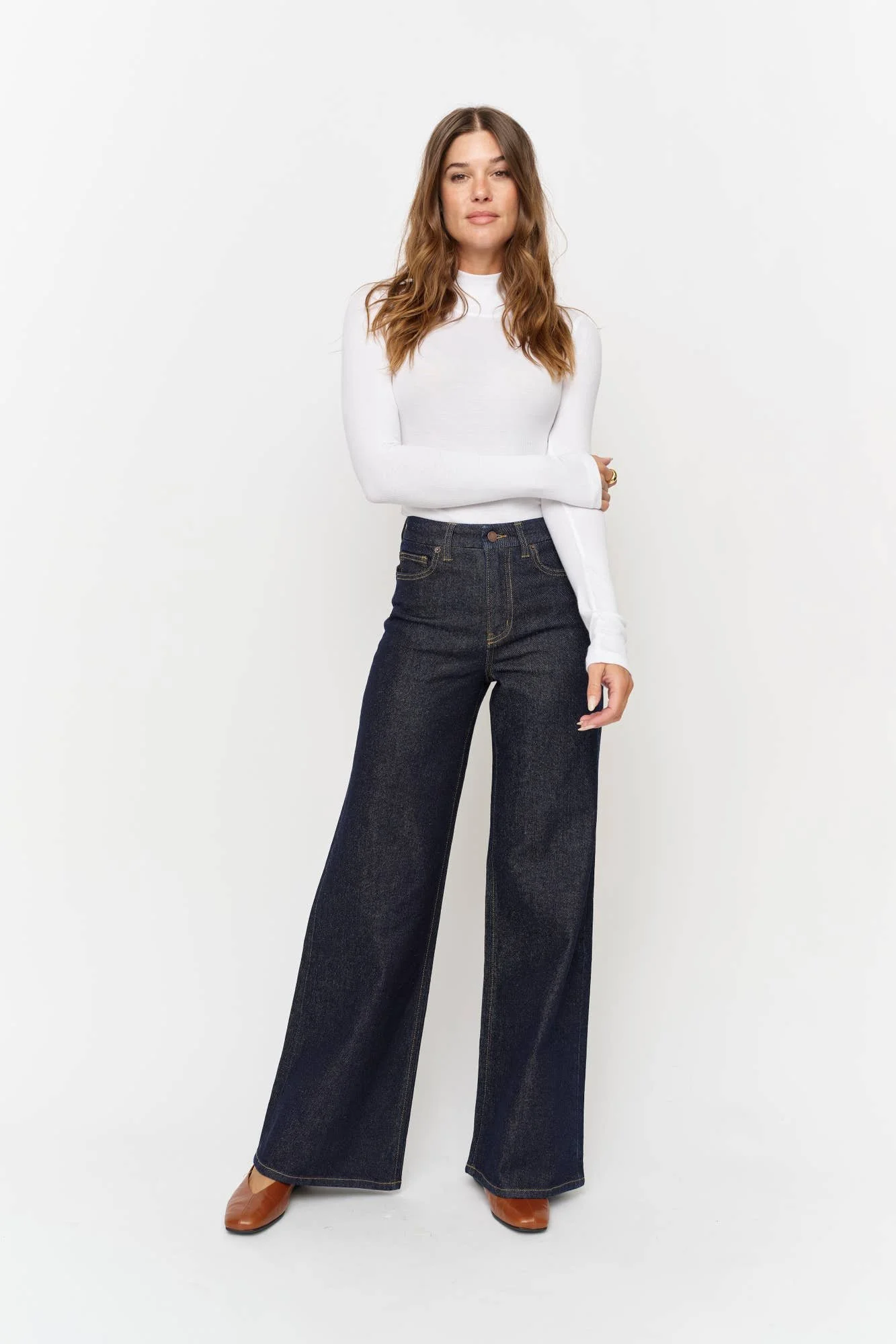 Andrews High Rise Wide Leg Timbers