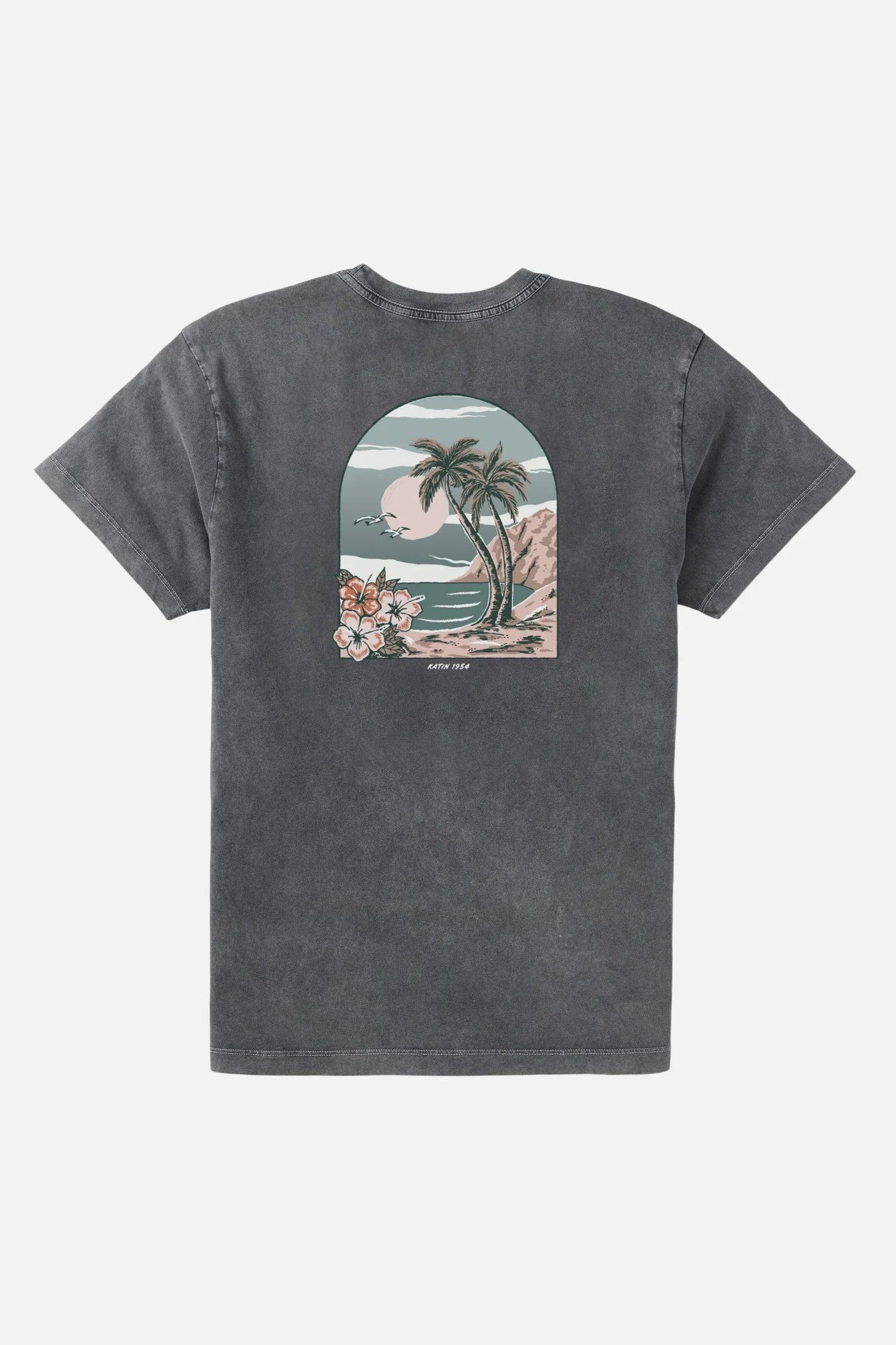 Katin Bliss Tee Black Sand Wash