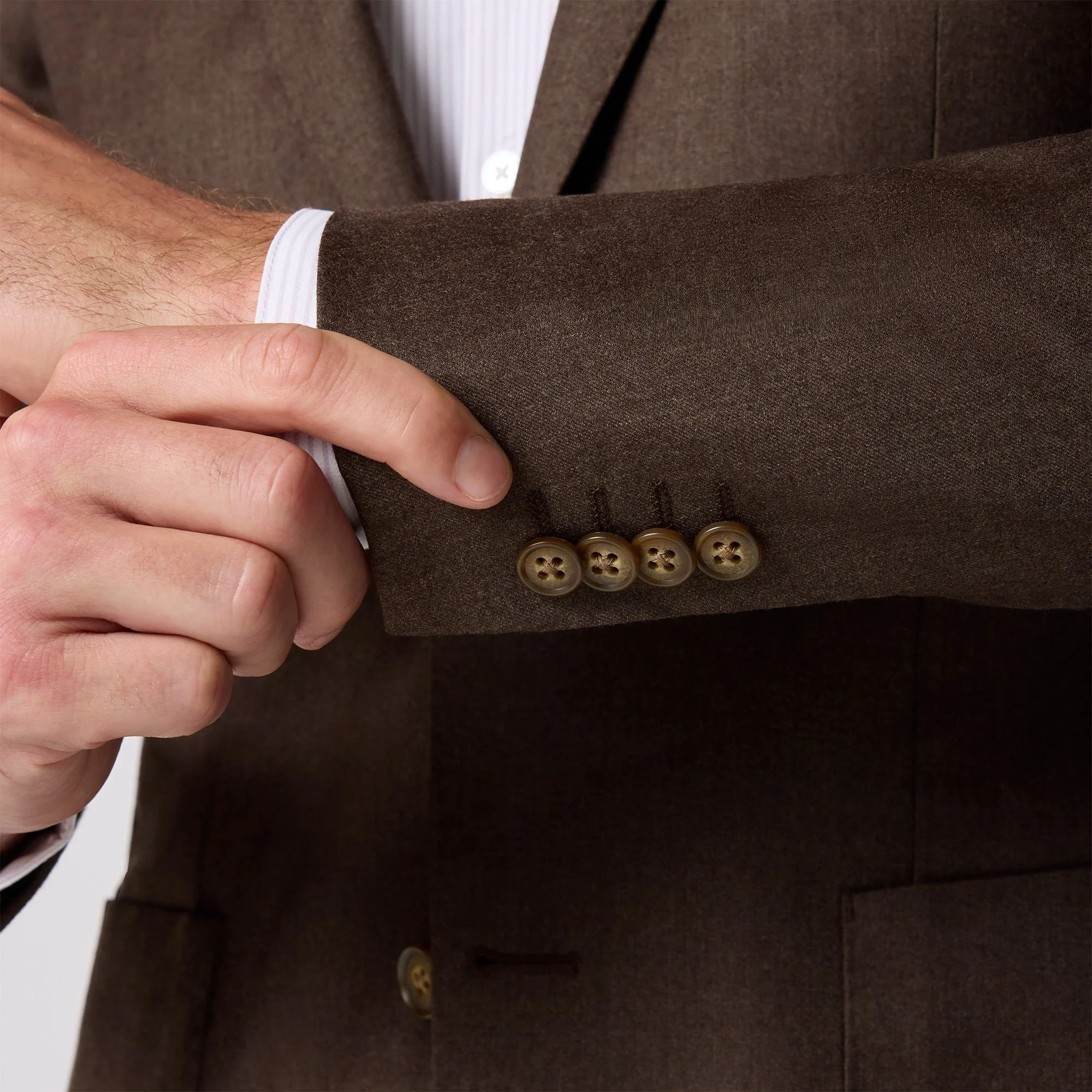 Mizzen + Main Lavelle Midweight Blazer Espresso Heather