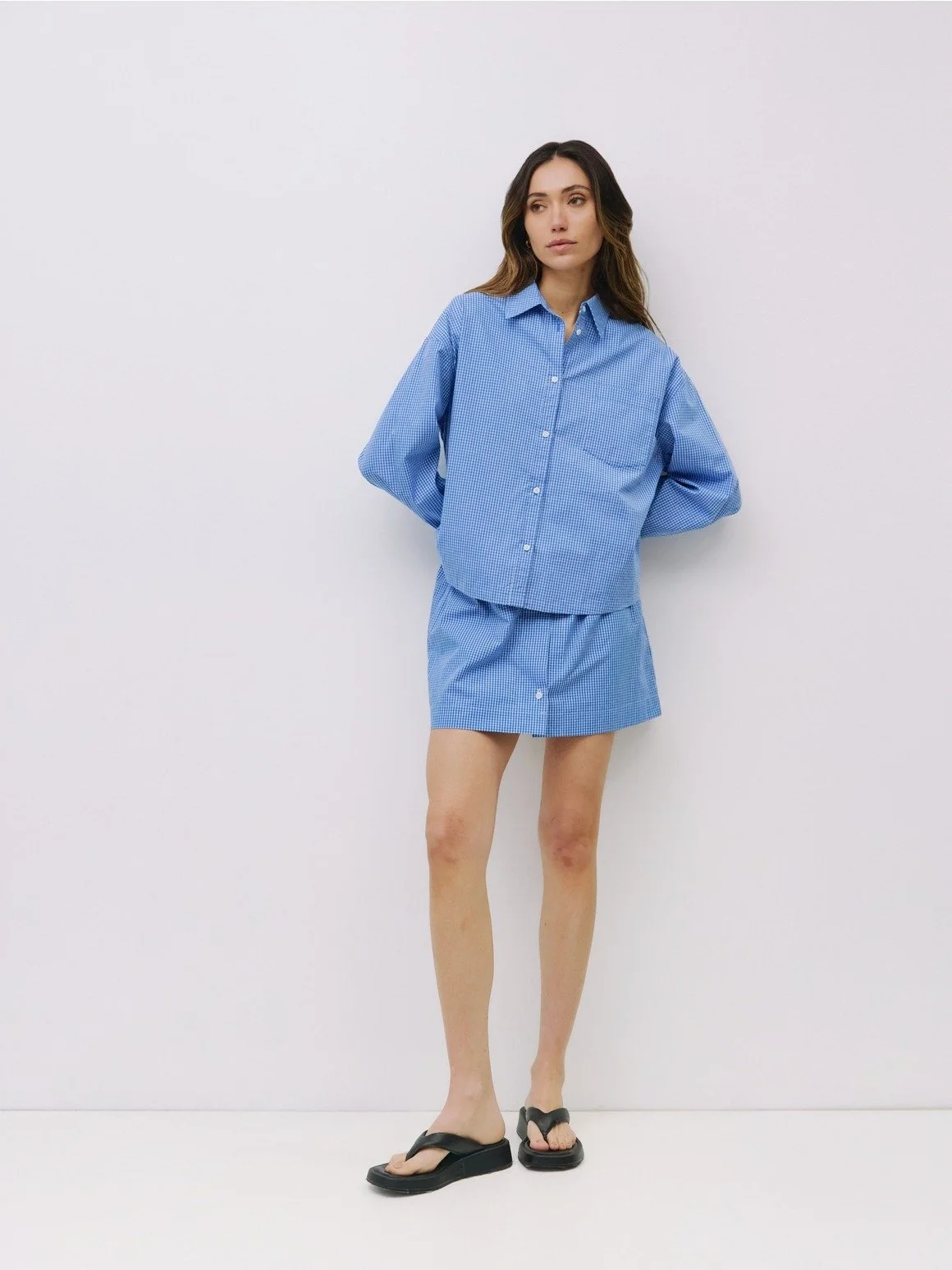 The Gates Top Blue Gingham (Copy)