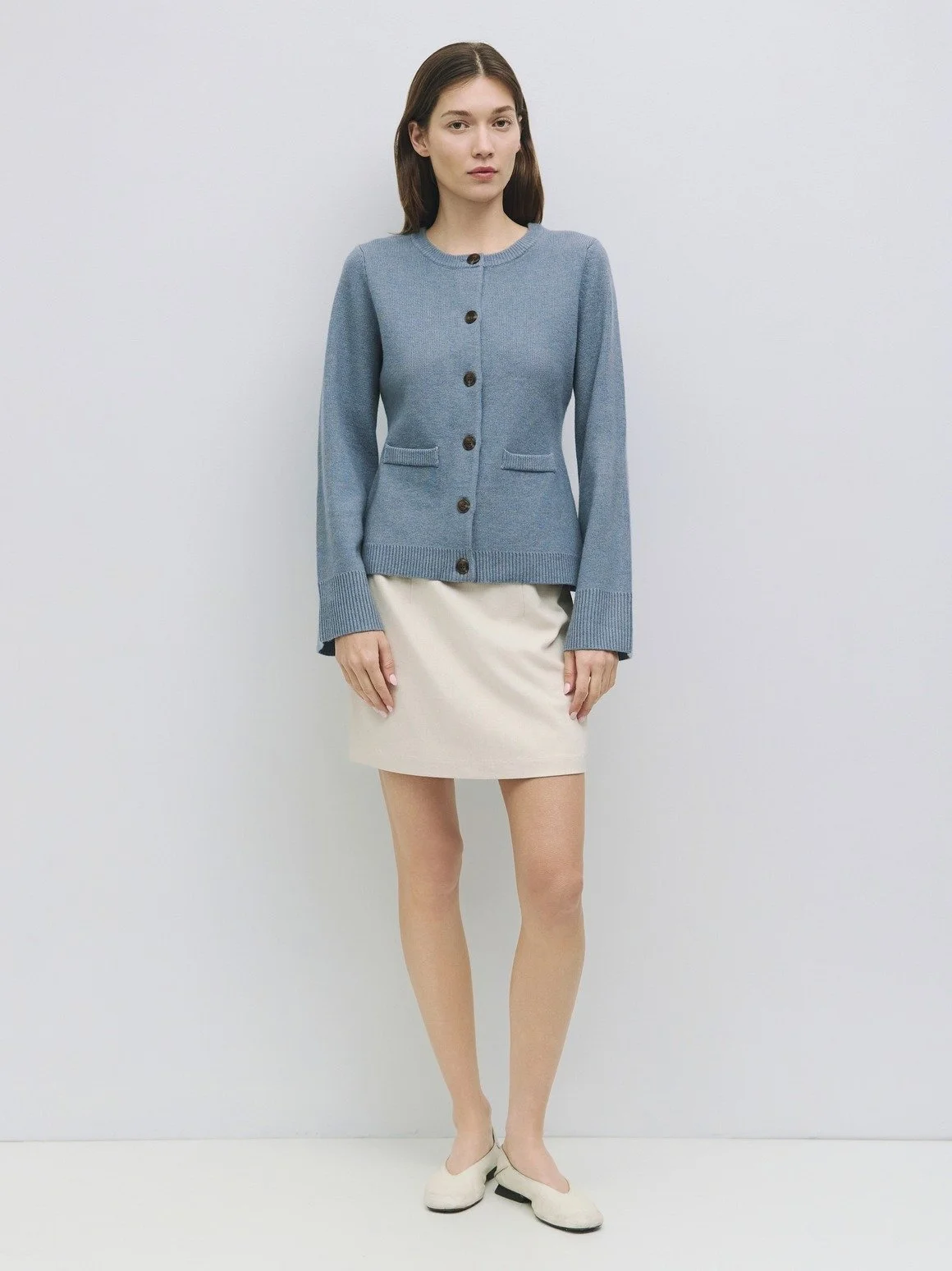 The Tyler Cardigan Cornflower