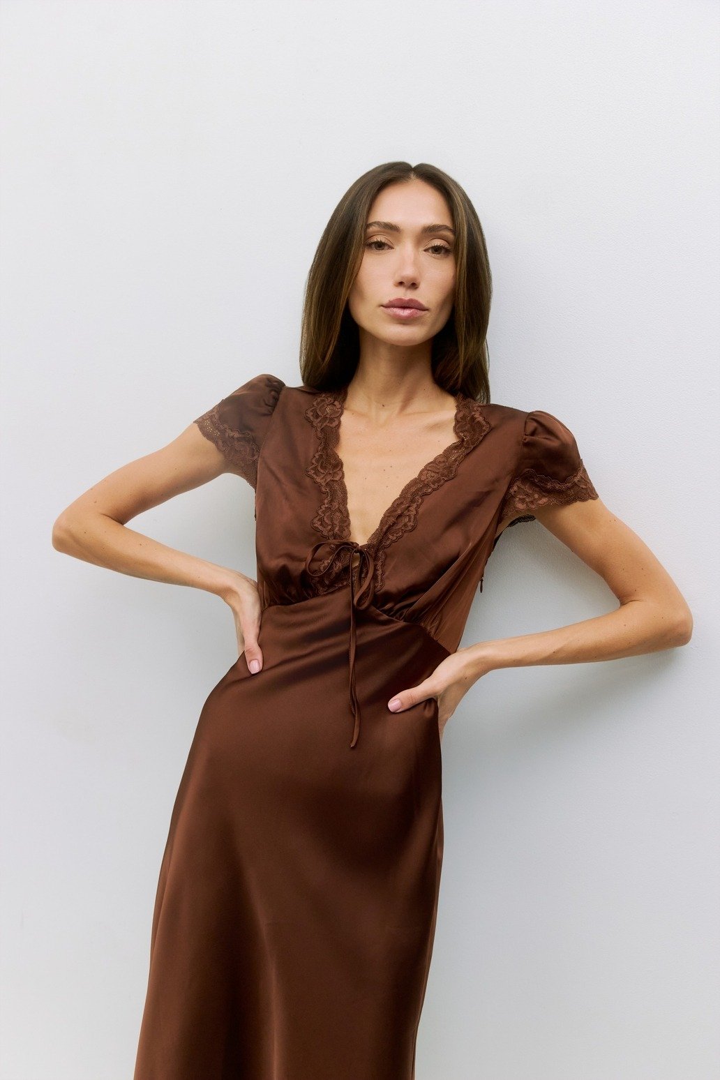 The Vivienne Dress Chocolate