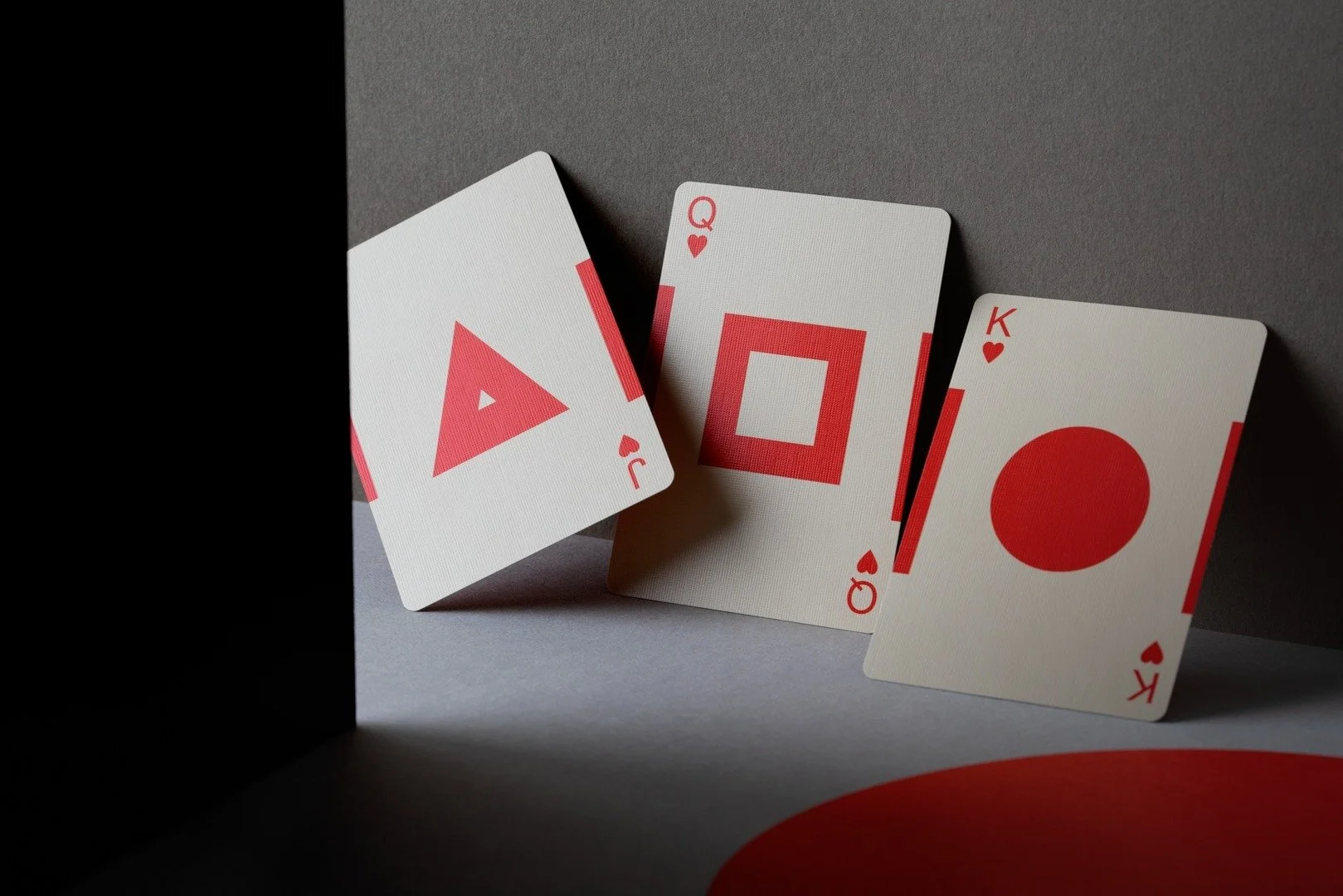 Eames "Starburst" Playing Cards Red