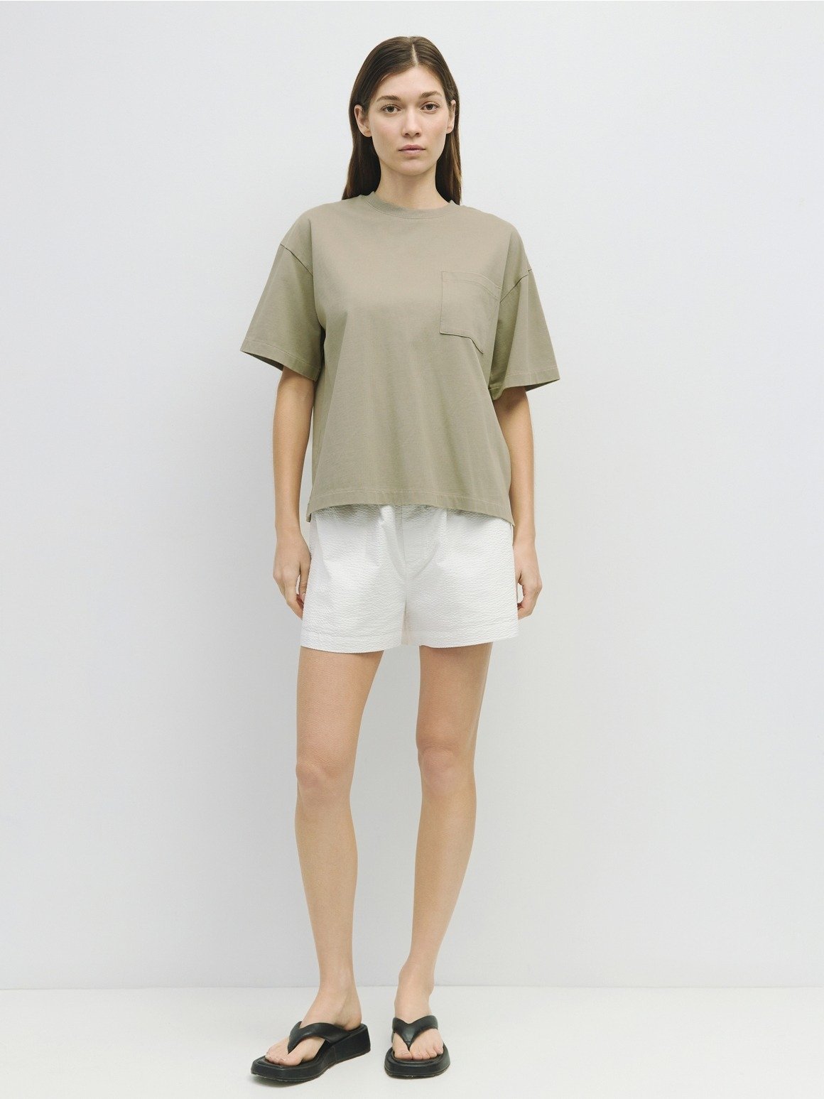 The Devon Seersucker Shorts White