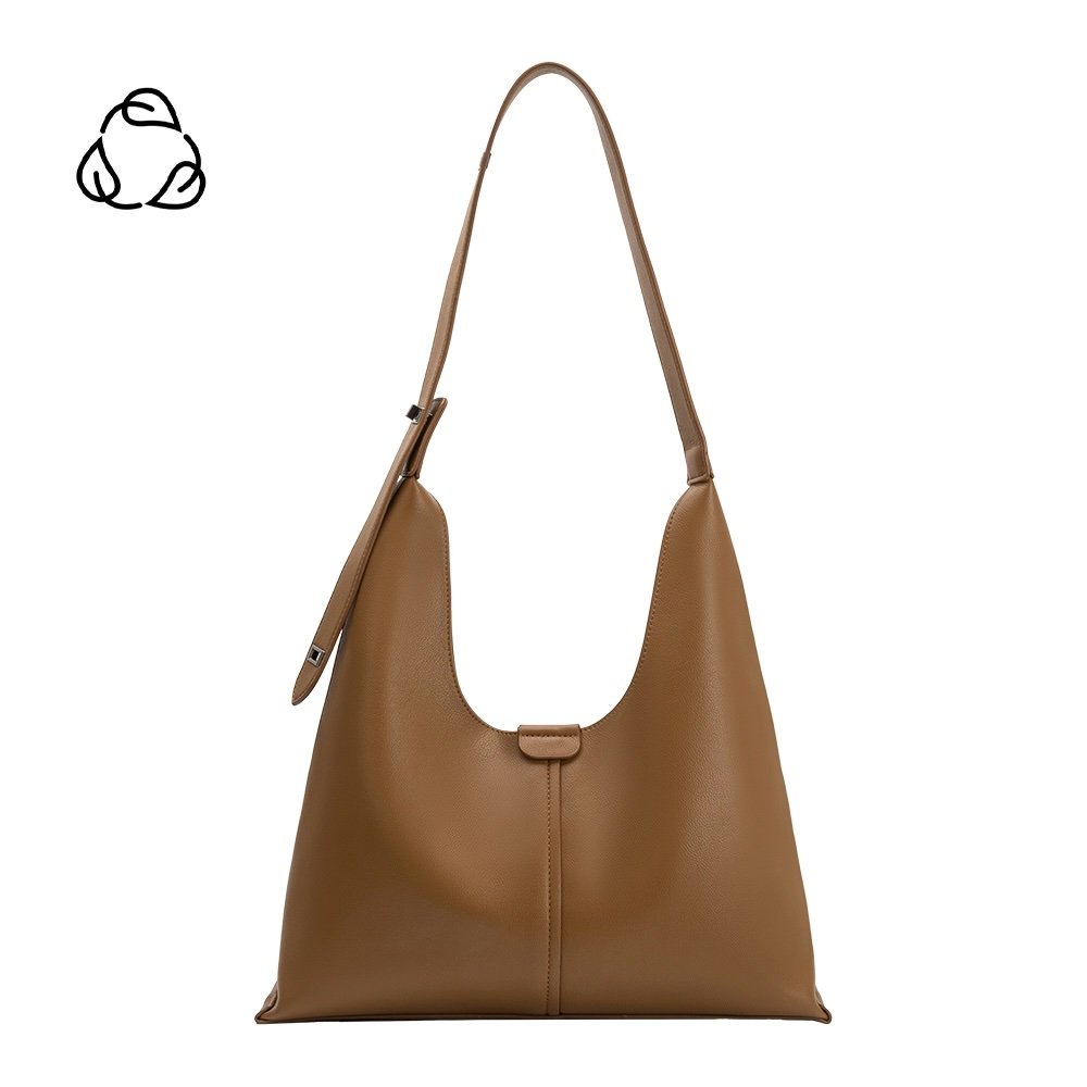 Carmen Shoulder Tote Bag Tan